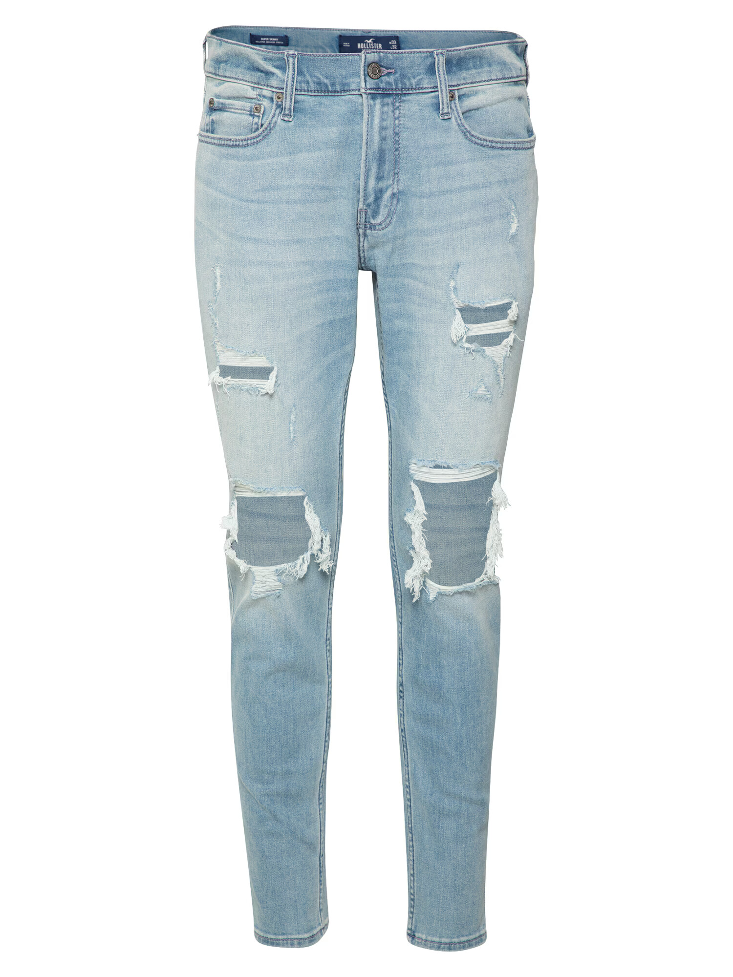 HOLLISTER Jeans albastru deschis - Pled.ro