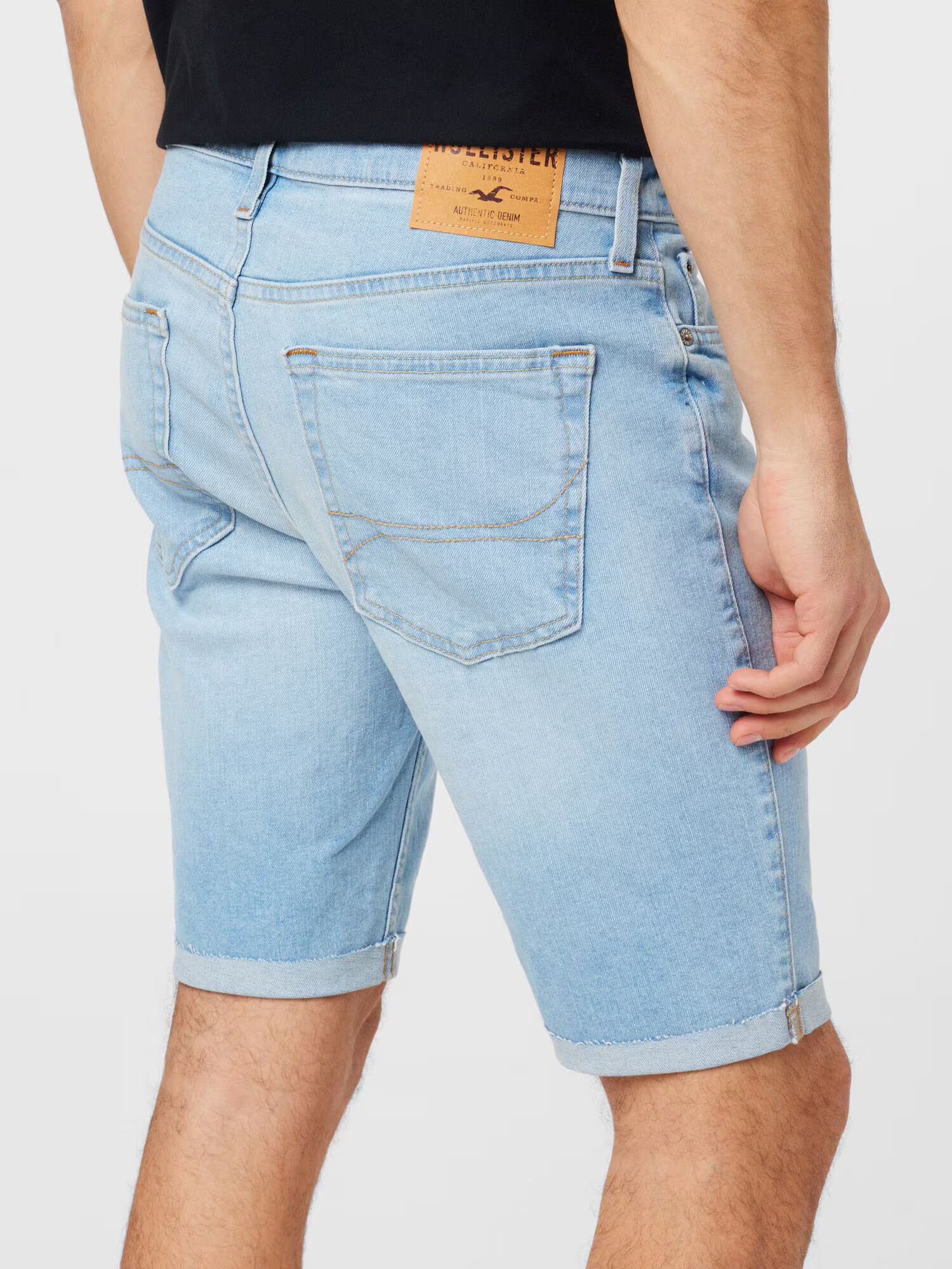 HOLLISTER Jeans albastru deschis - Pled.ro