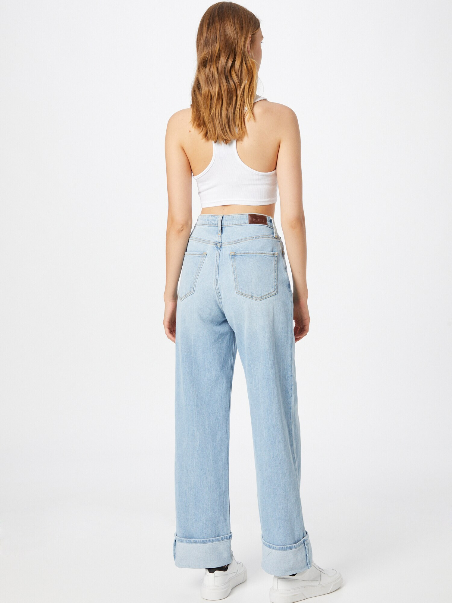 HOLLISTER Jeans albastru deschis - Pled.ro