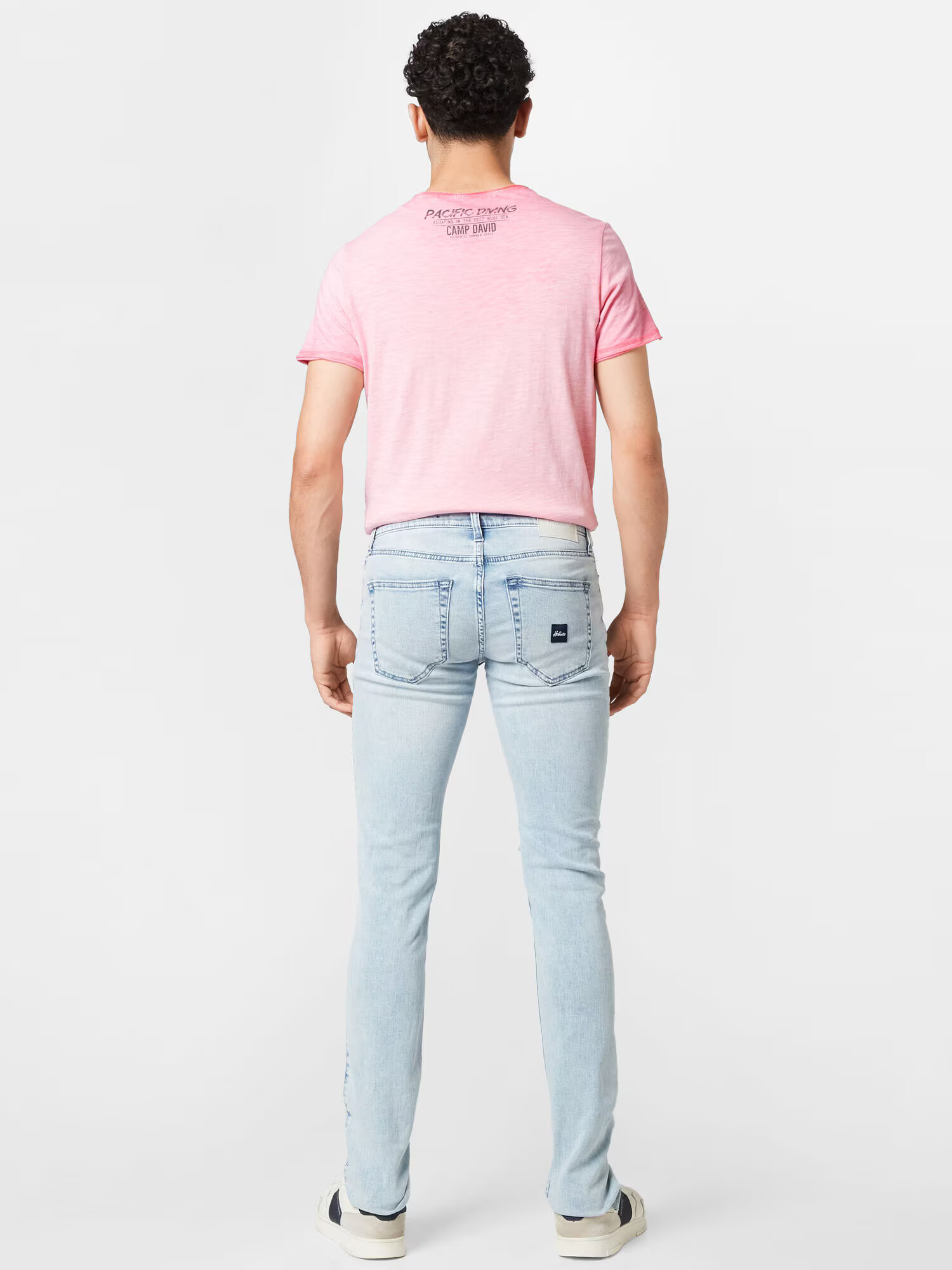 HOLLISTER Jeans albastru deschis - Pled.ro