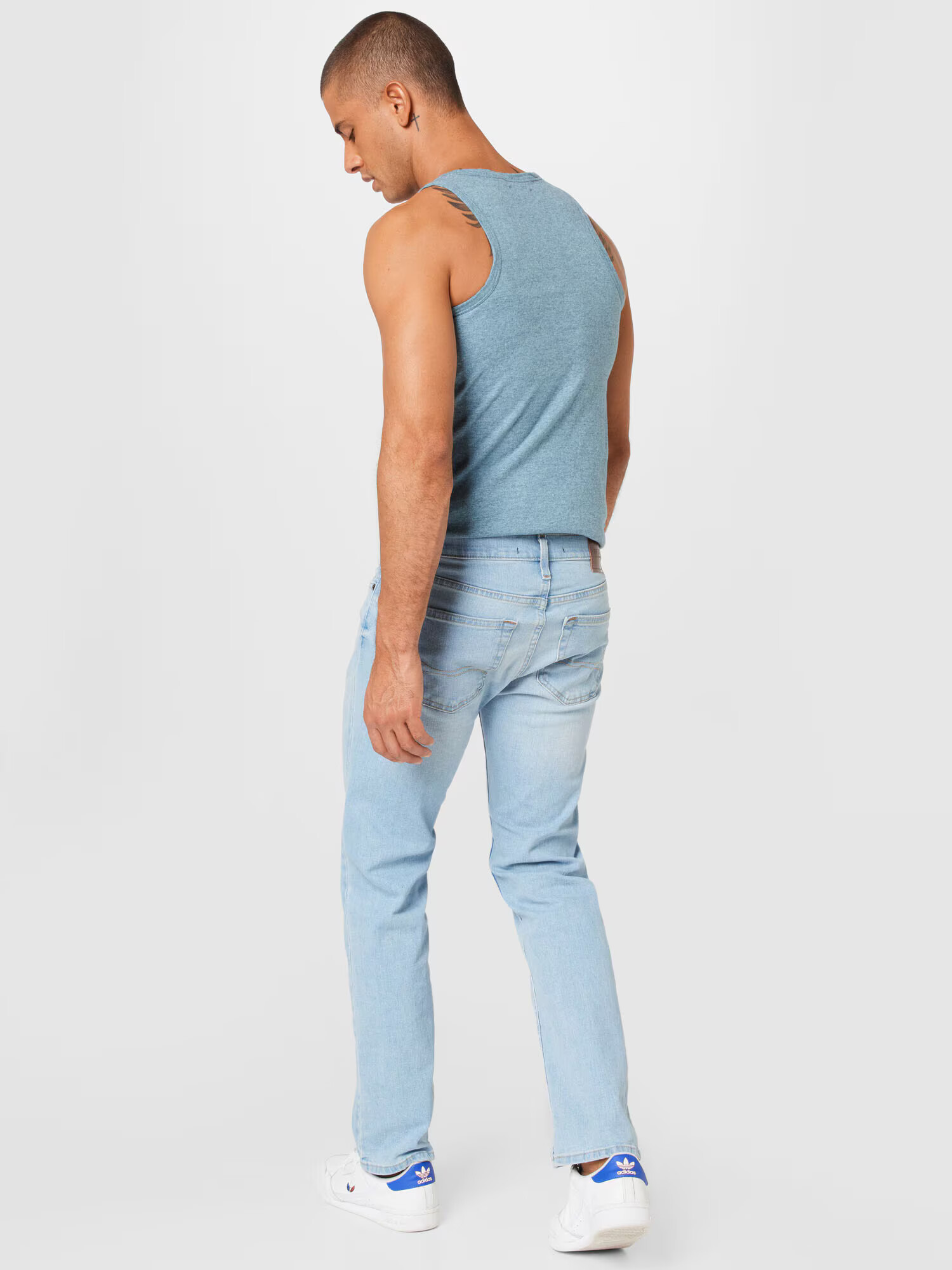 HOLLISTER Jeans albastru deschis - Pled.ro