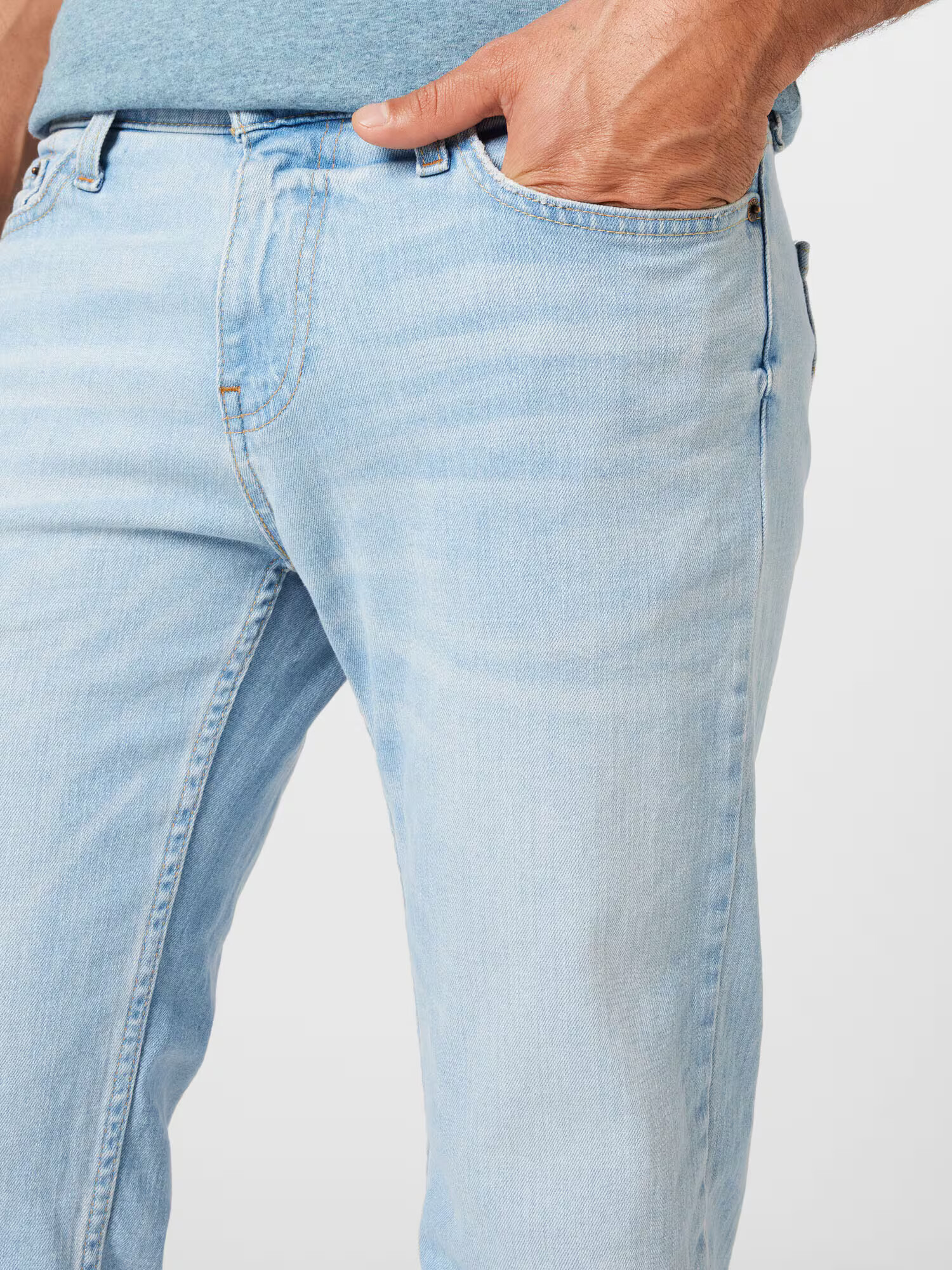 HOLLISTER Jeans albastru deschis - Pled.ro