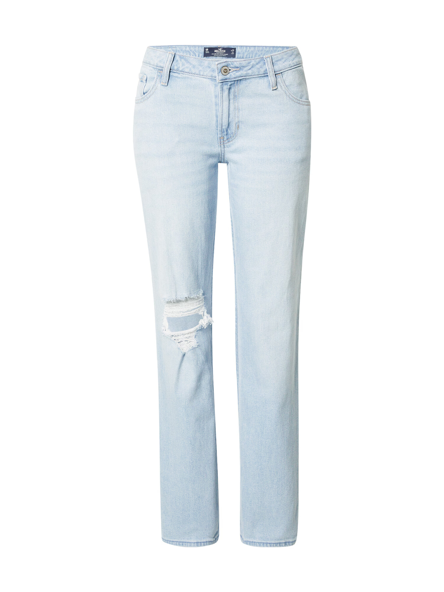 HOLLISTER Jeans albastru deschis - Pled.ro