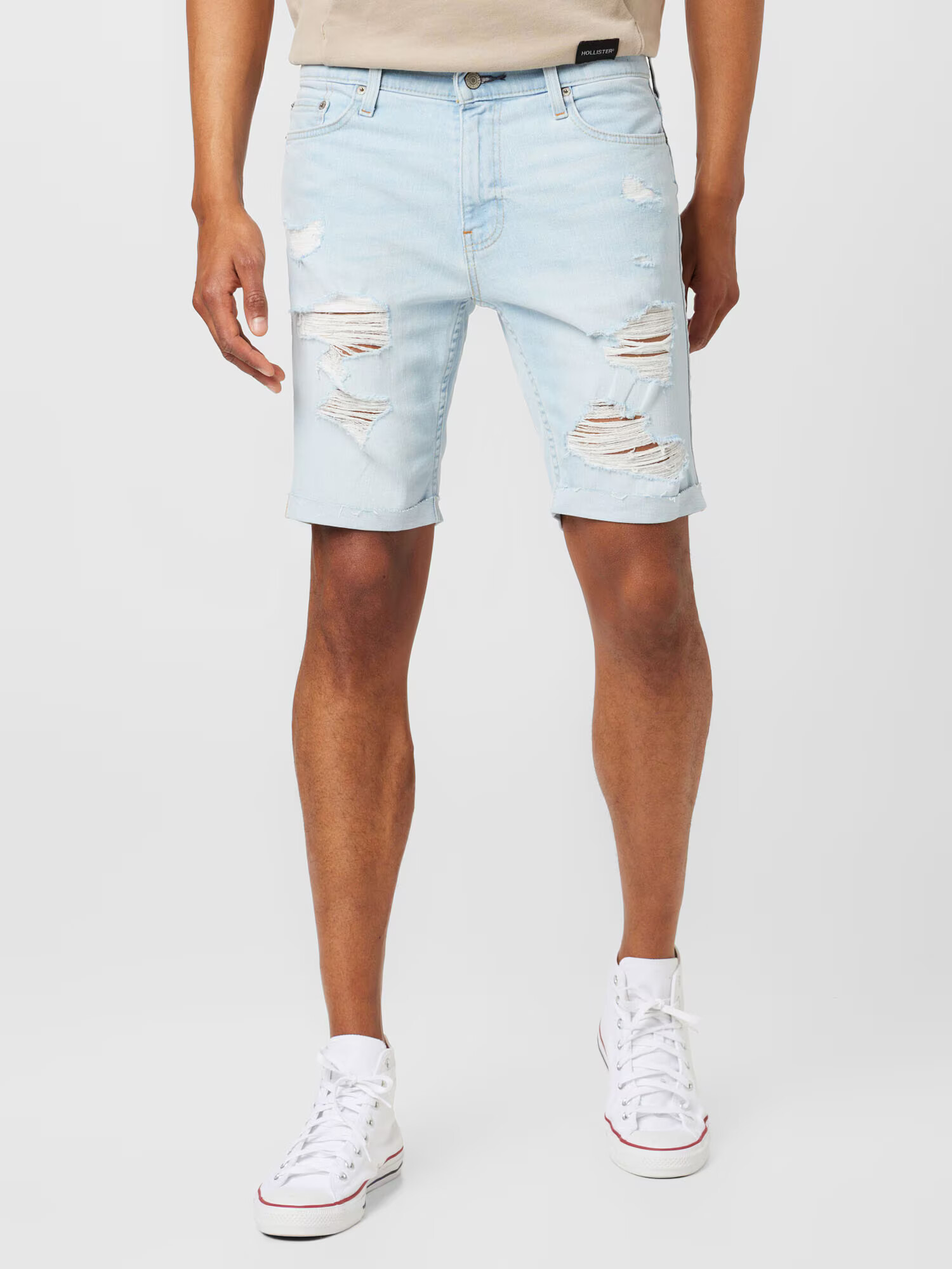 HOLLISTER Jeans albastru pastel - Pled.ro