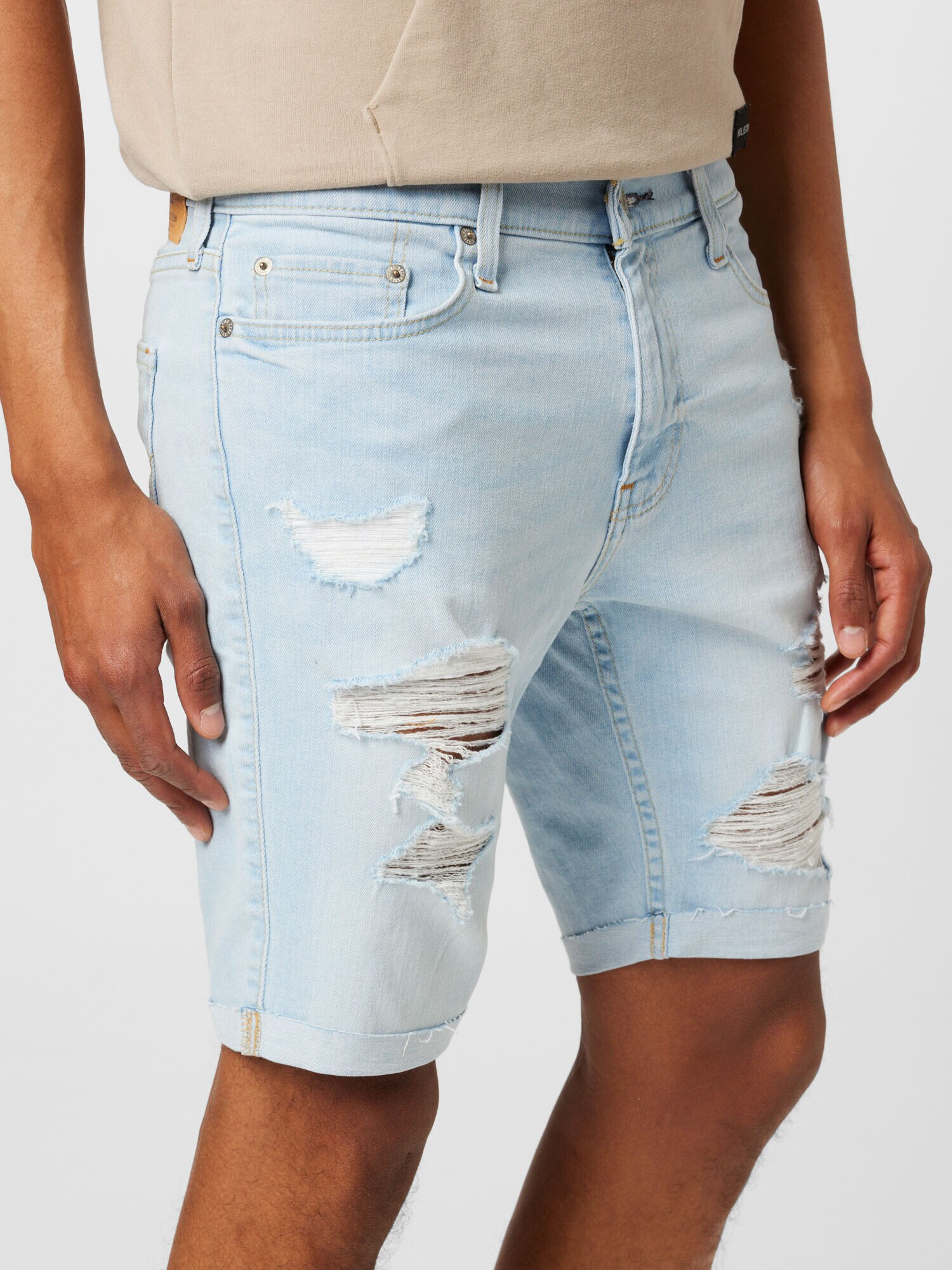 HOLLISTER Jeans albastru pastel - Pled.ro