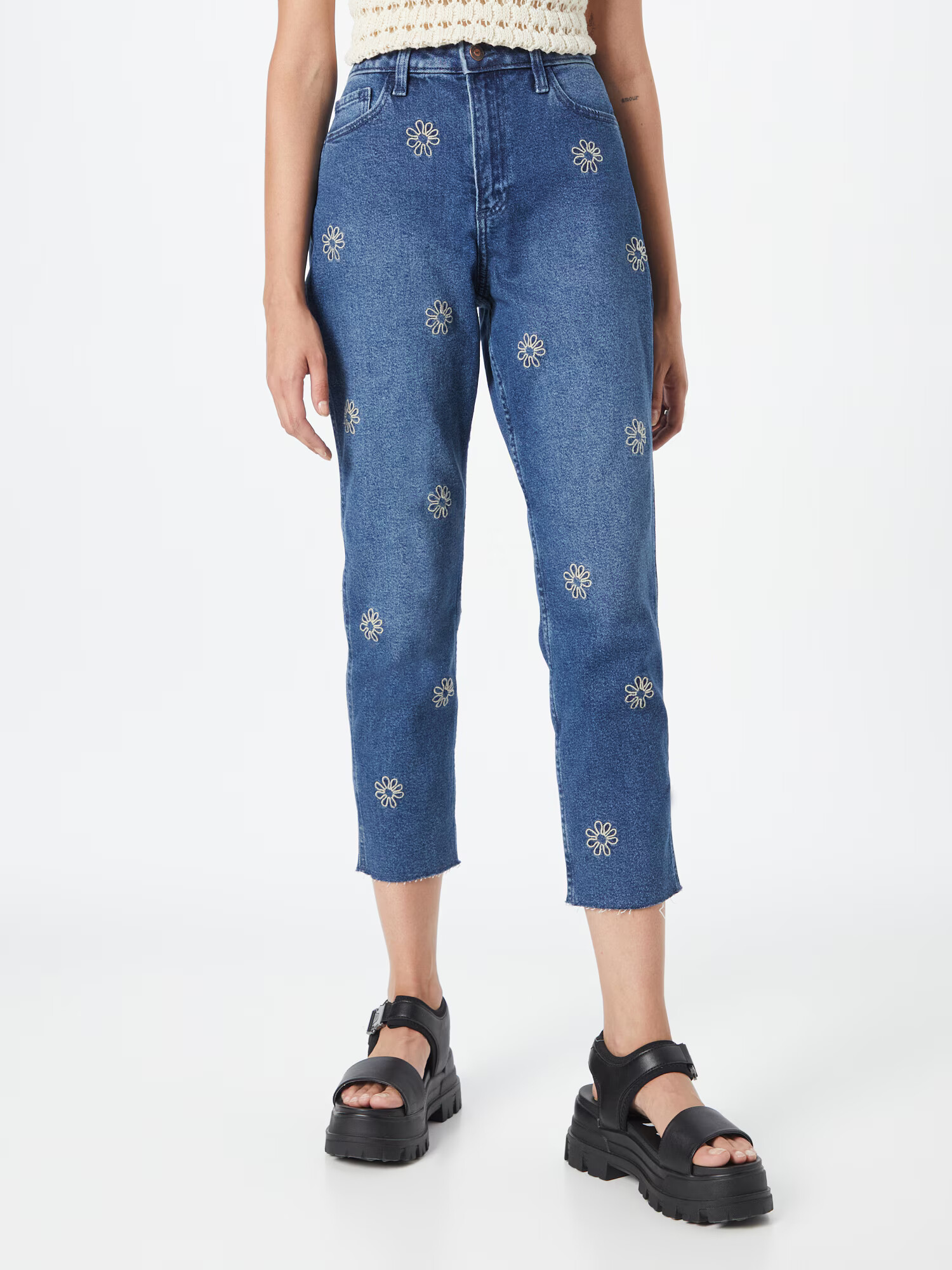 HOLLISTER Jeans bej / albastru denim - Pled.ro