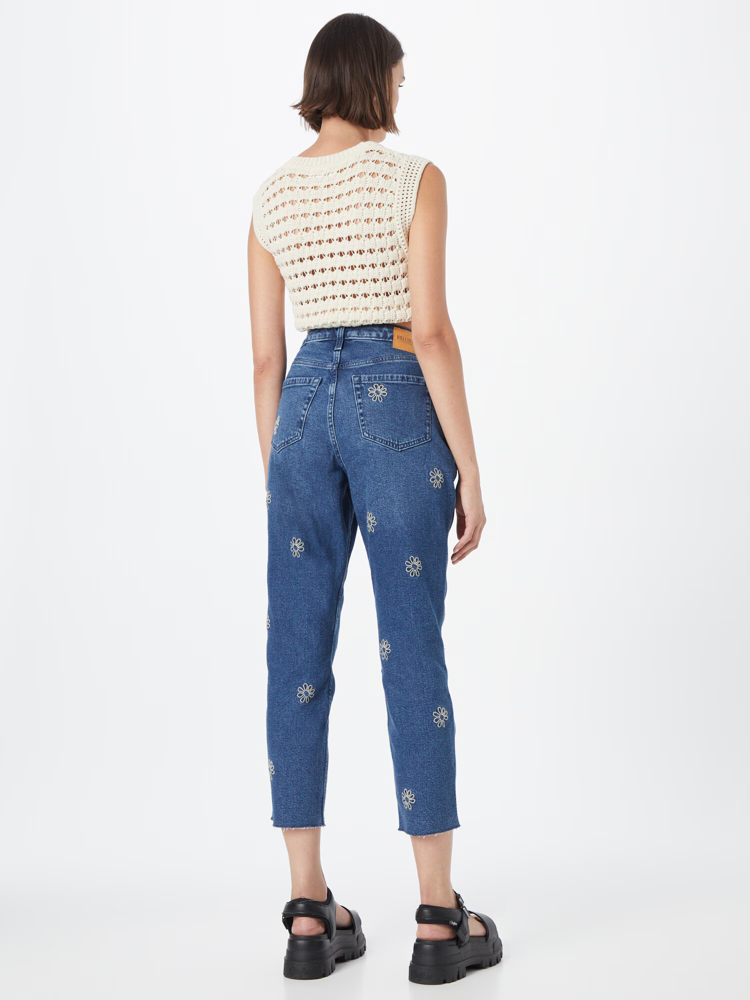 HOLLISTER Jeans bej / albastru denim - Pled.ro