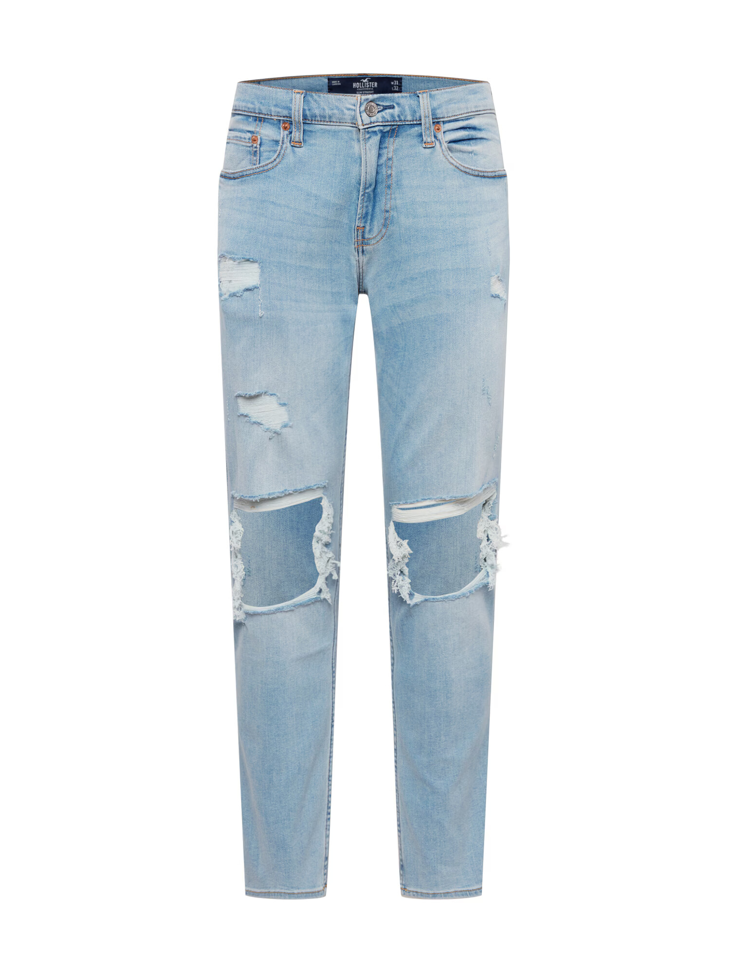 HOLLISTER Jeans 'BLOWOUT' albastru denim - Pled.ro