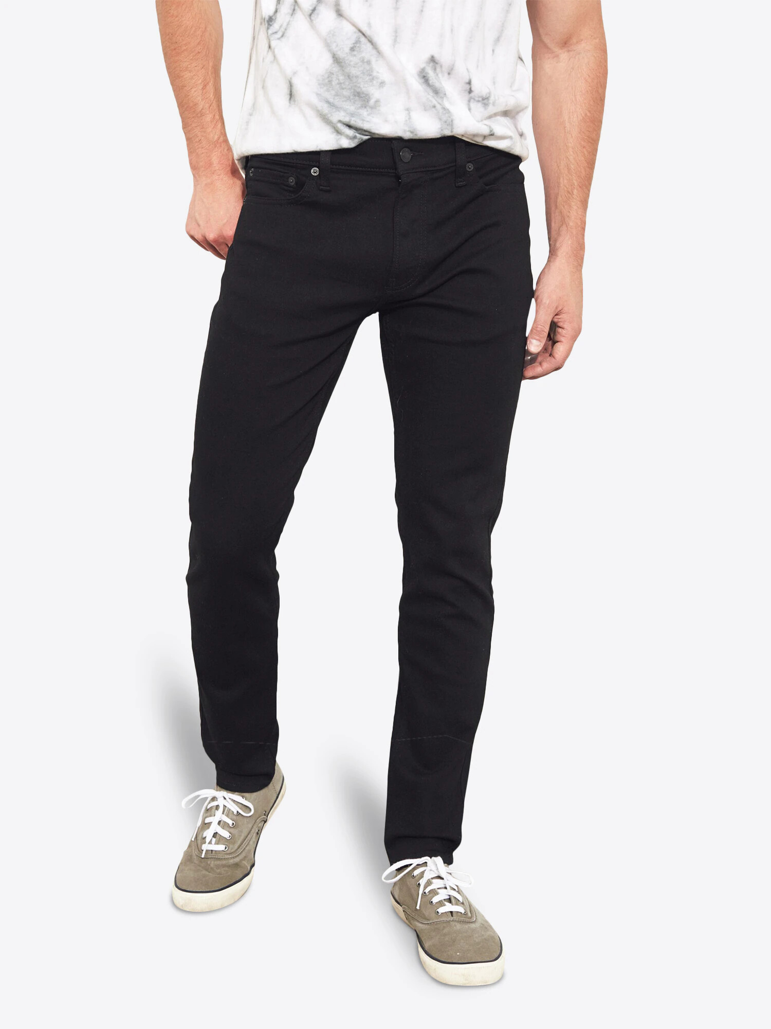 HOLLISTER Jeans 'BTS18-SKINNY STAY BLACK (F' negru denim - Pled.ro