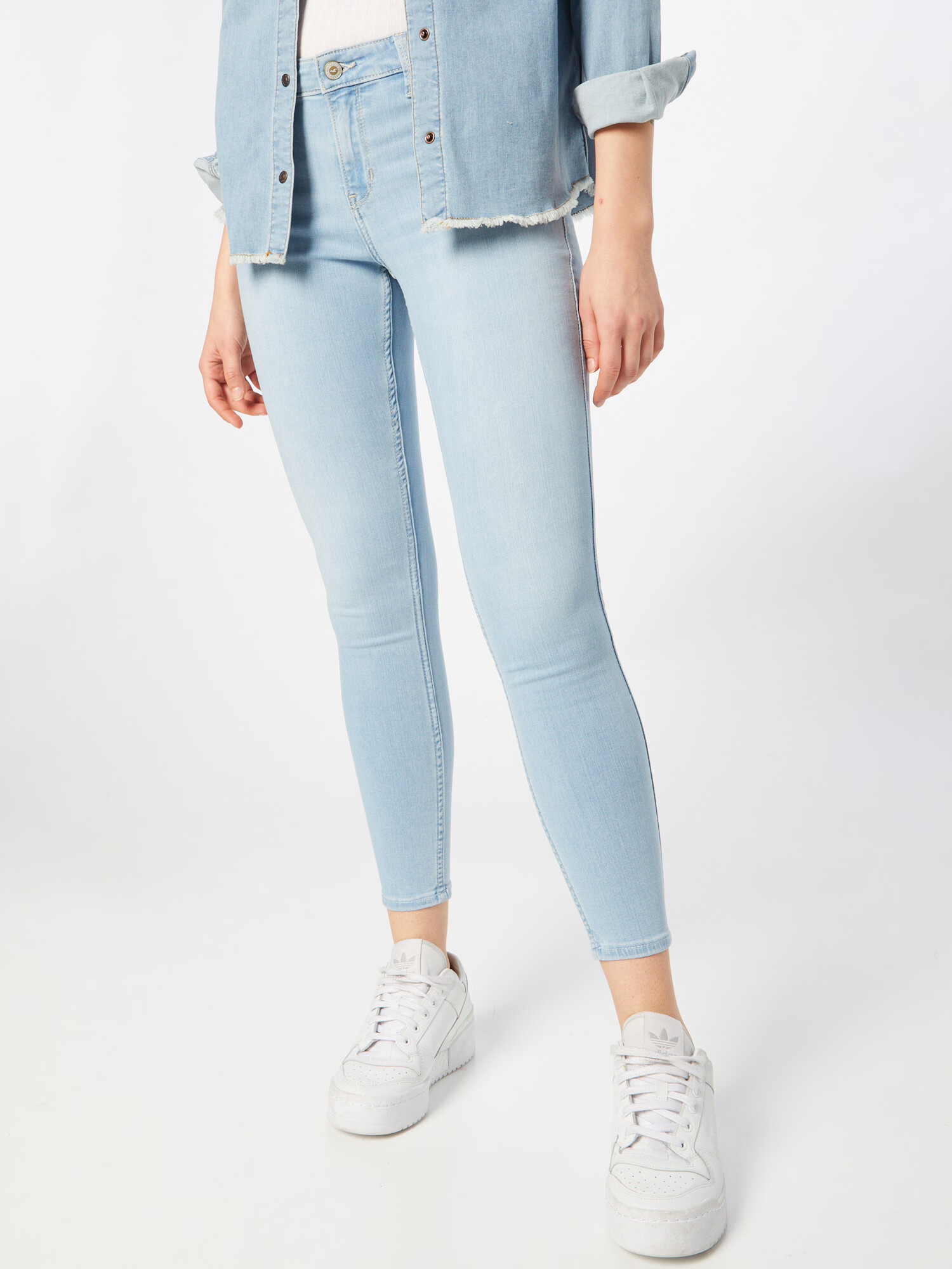 HOLLISTER Jeans 'CLEAN' albastru deschis - Pled.ro