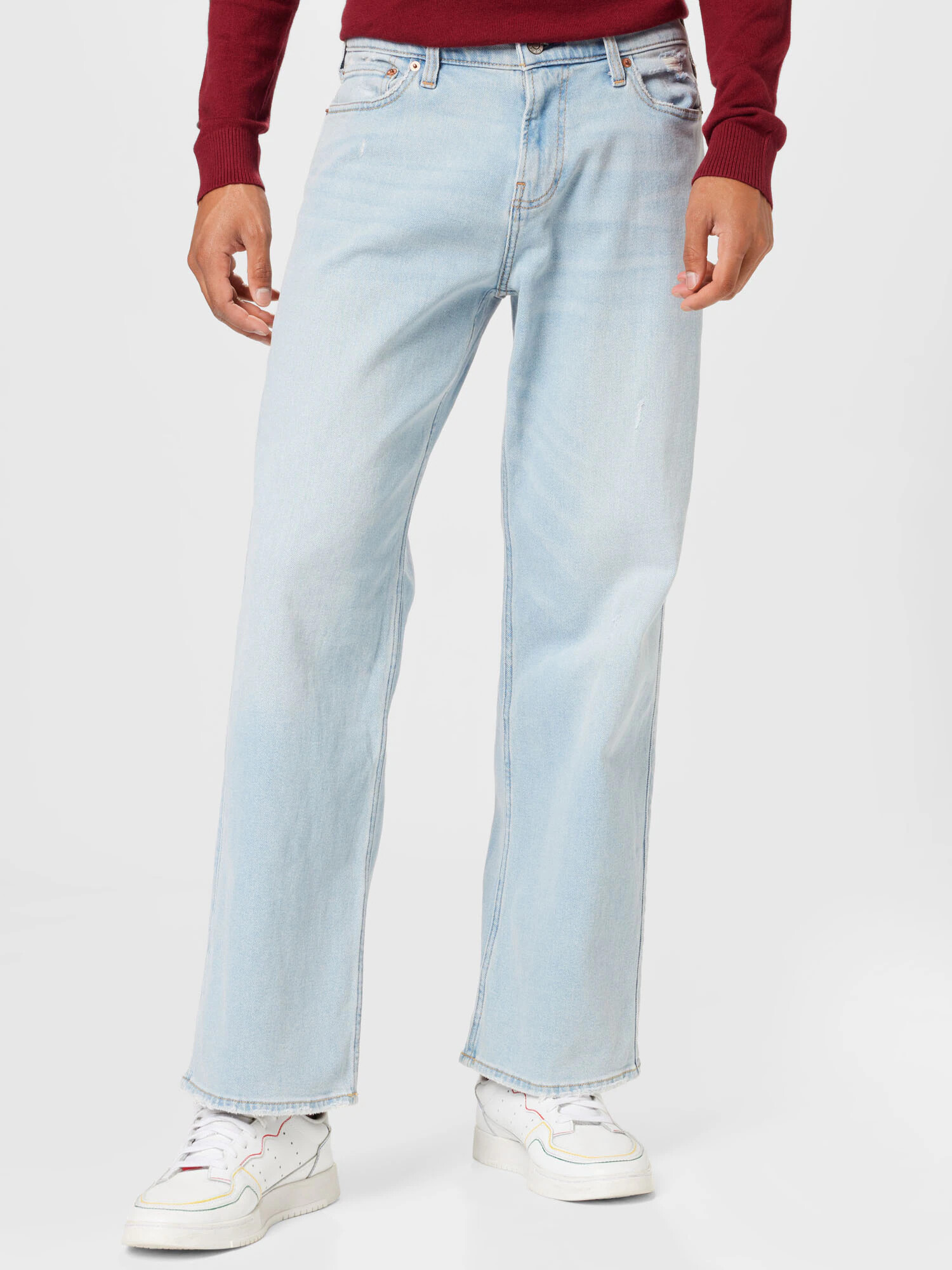 HOLLISTER Jeans 'ICY' albastru deschis - Pled.ro