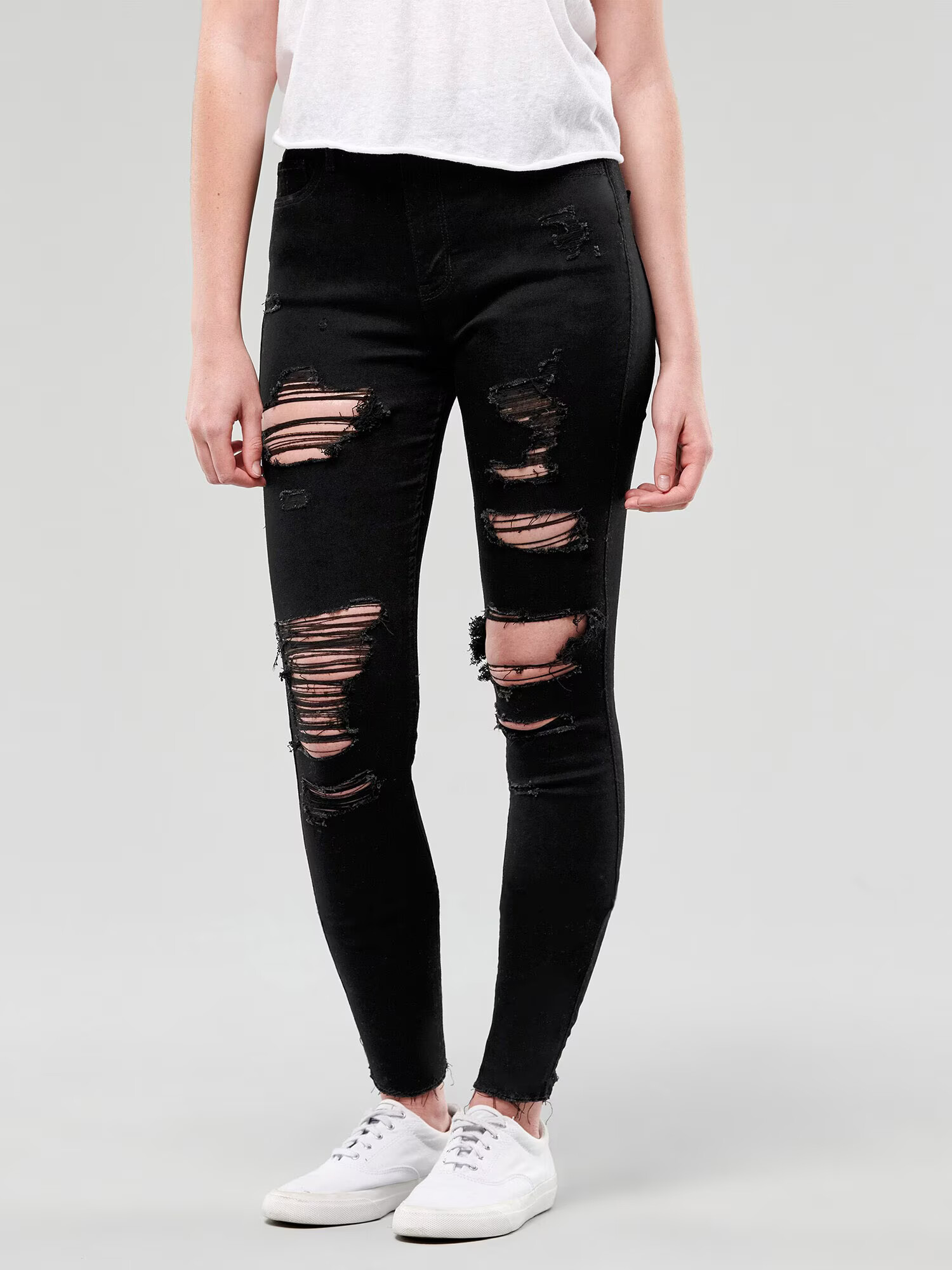 HOLLISTER Jeans negru - Pled.ro