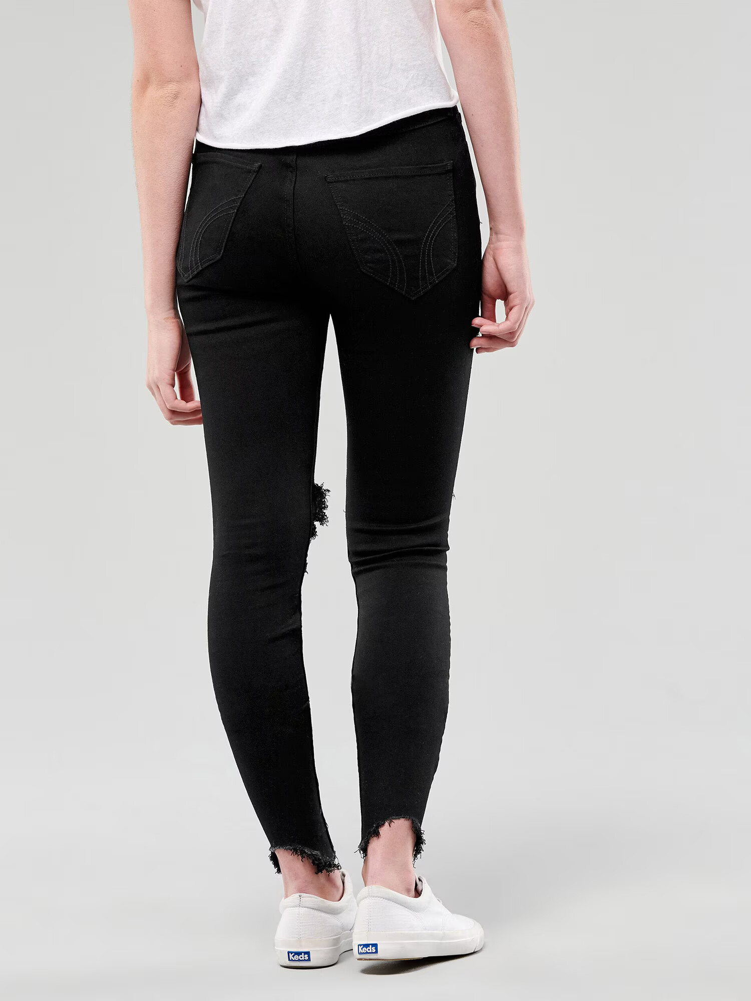 HOLLISTER Jeans negru - Pled.ro