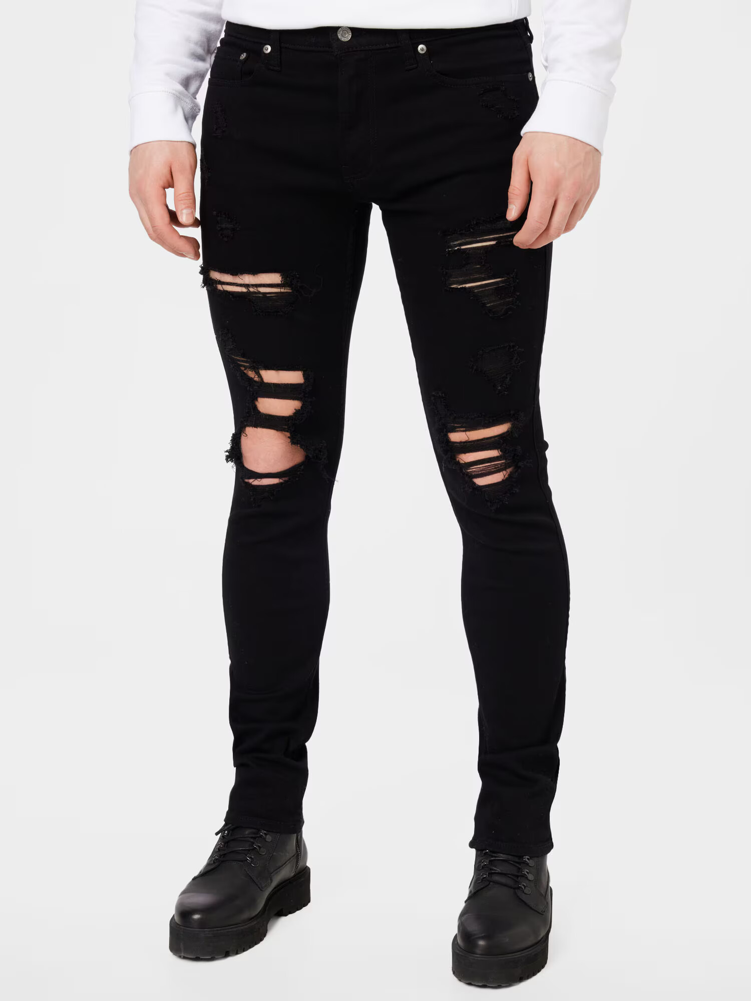 HOLLISTER Jeans negru - Pled.ro