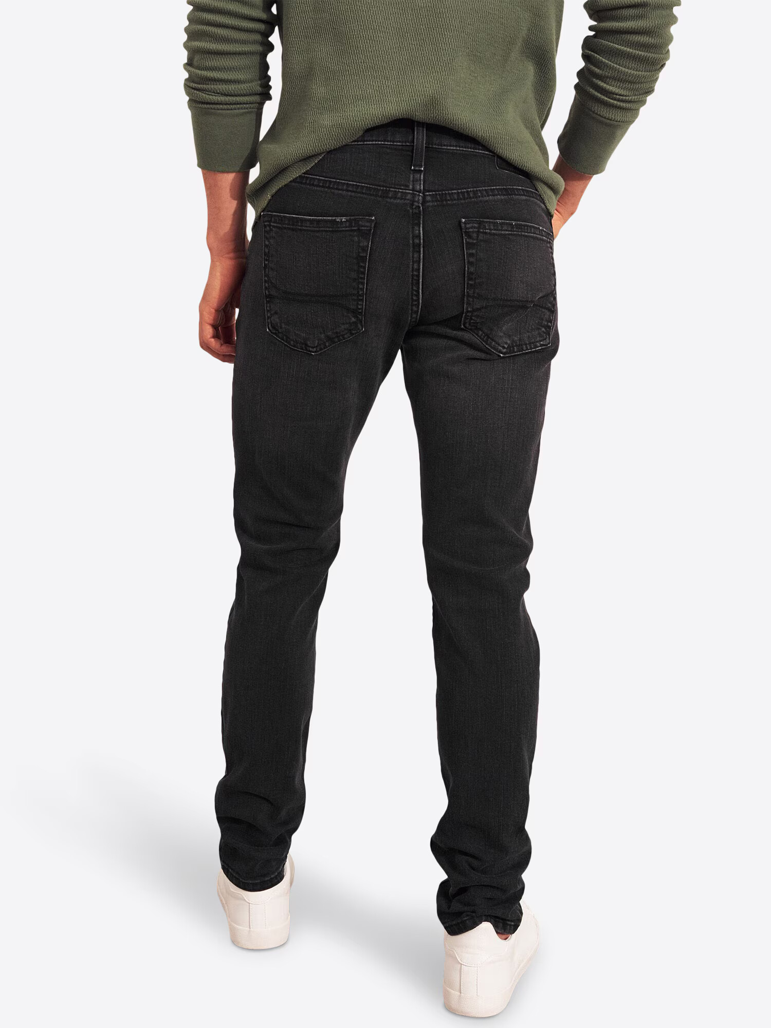 HOLLISTER Jeans negru denim - Pled.ro