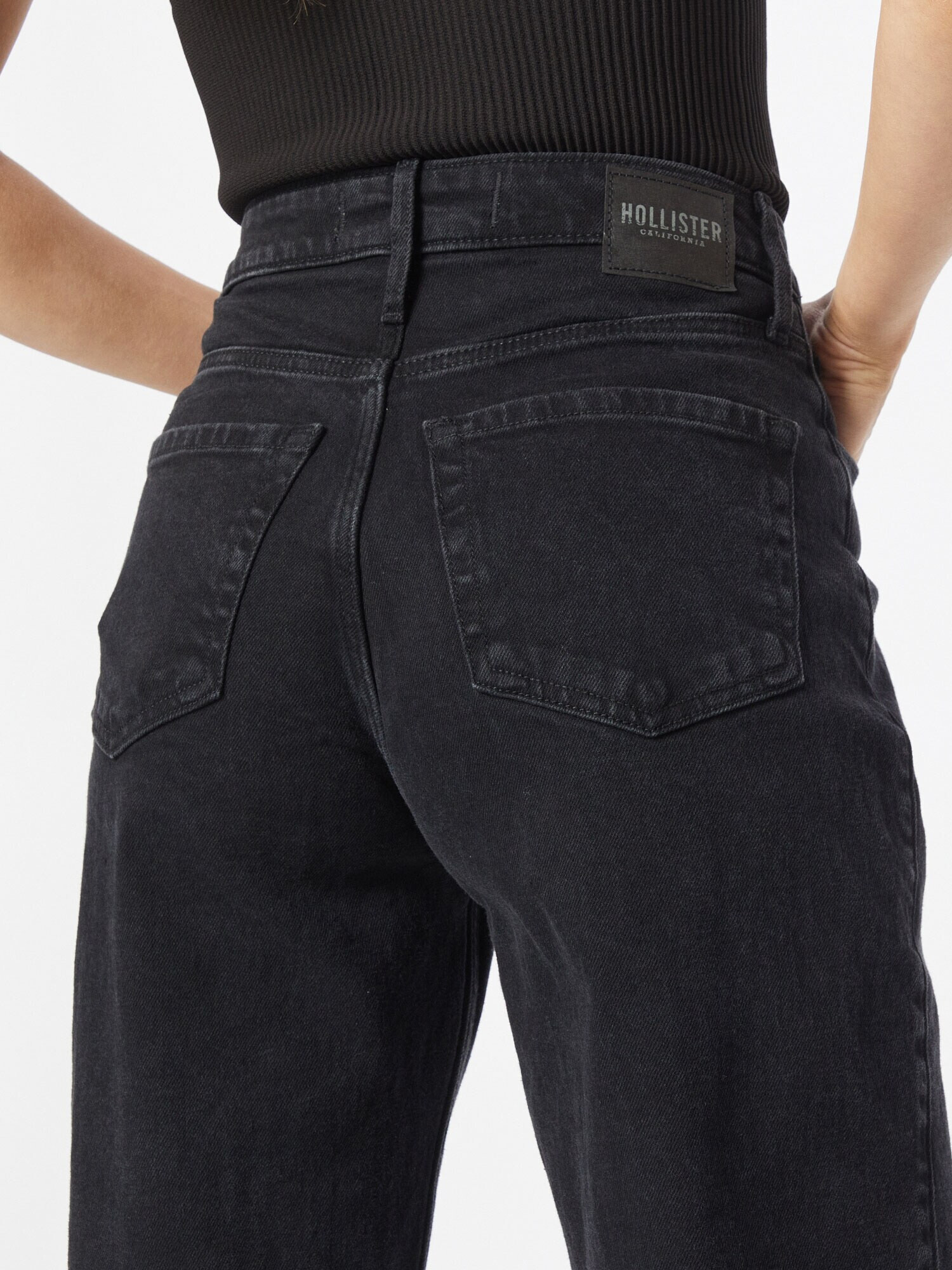 HOLLISTER Jeans negru denim - Pled.ro