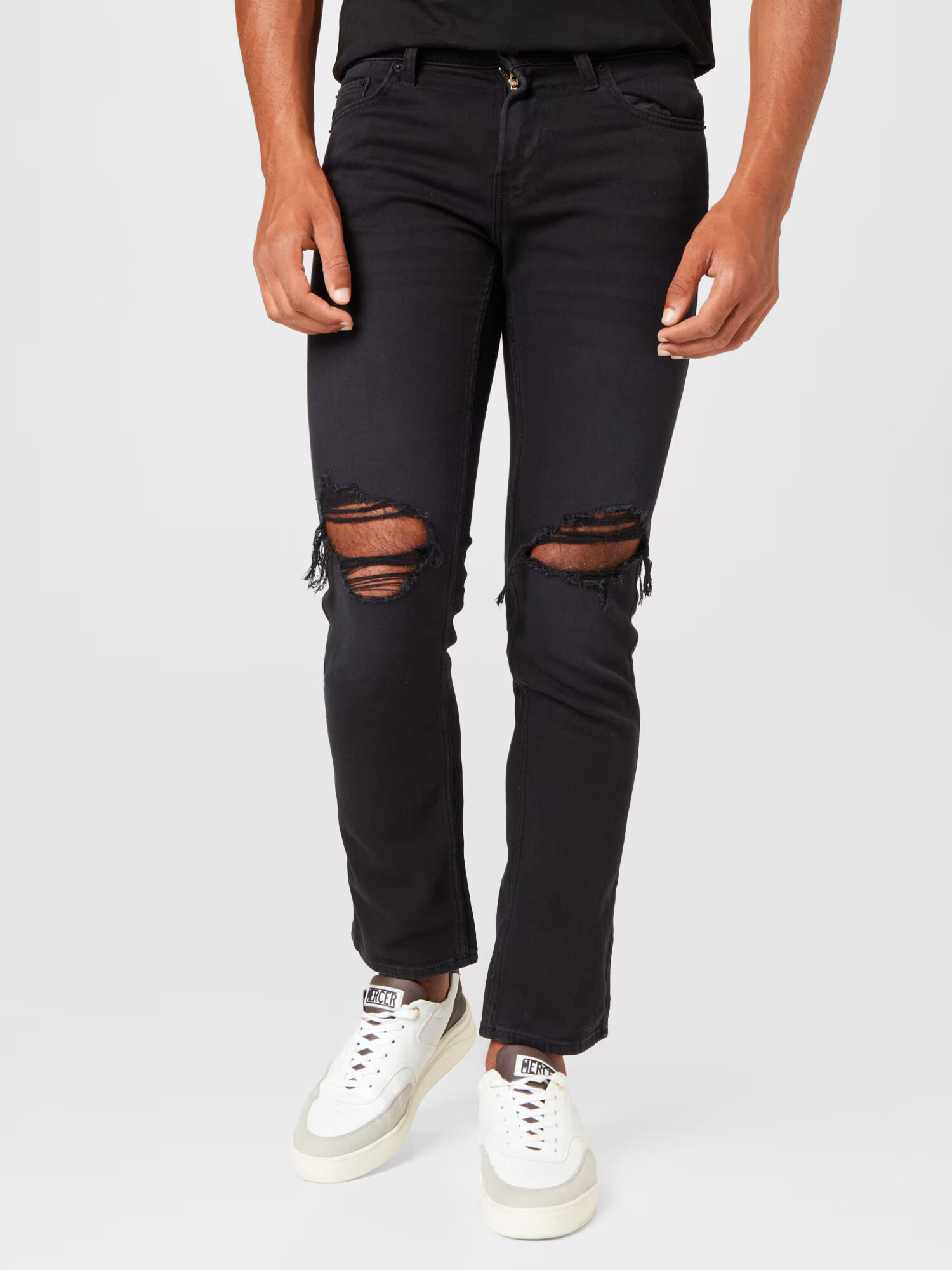 HOLLISTER Jeans negru denim - Pled.ro