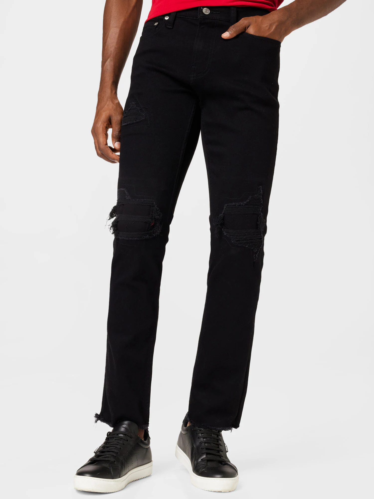 HOLLISTER Jeans negru denim - Pled.ro