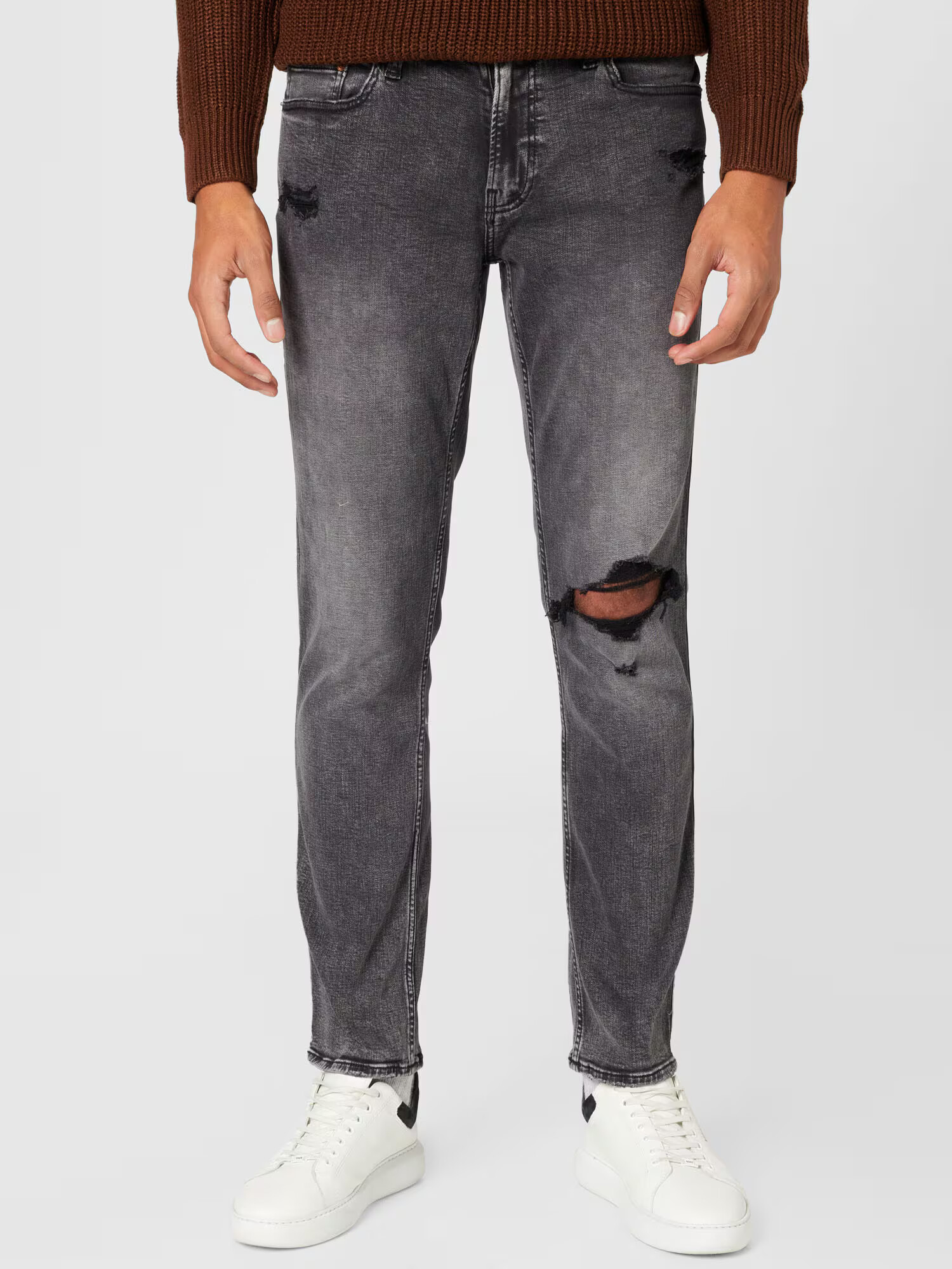 HOLLISTER Jeans negru denim - Pled.ro