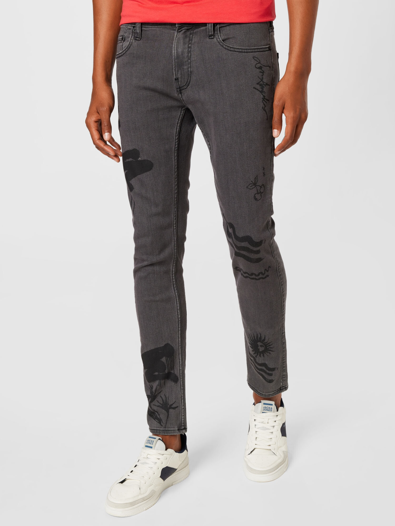 HOLLISTER Jeans negru denim - Pled.ro