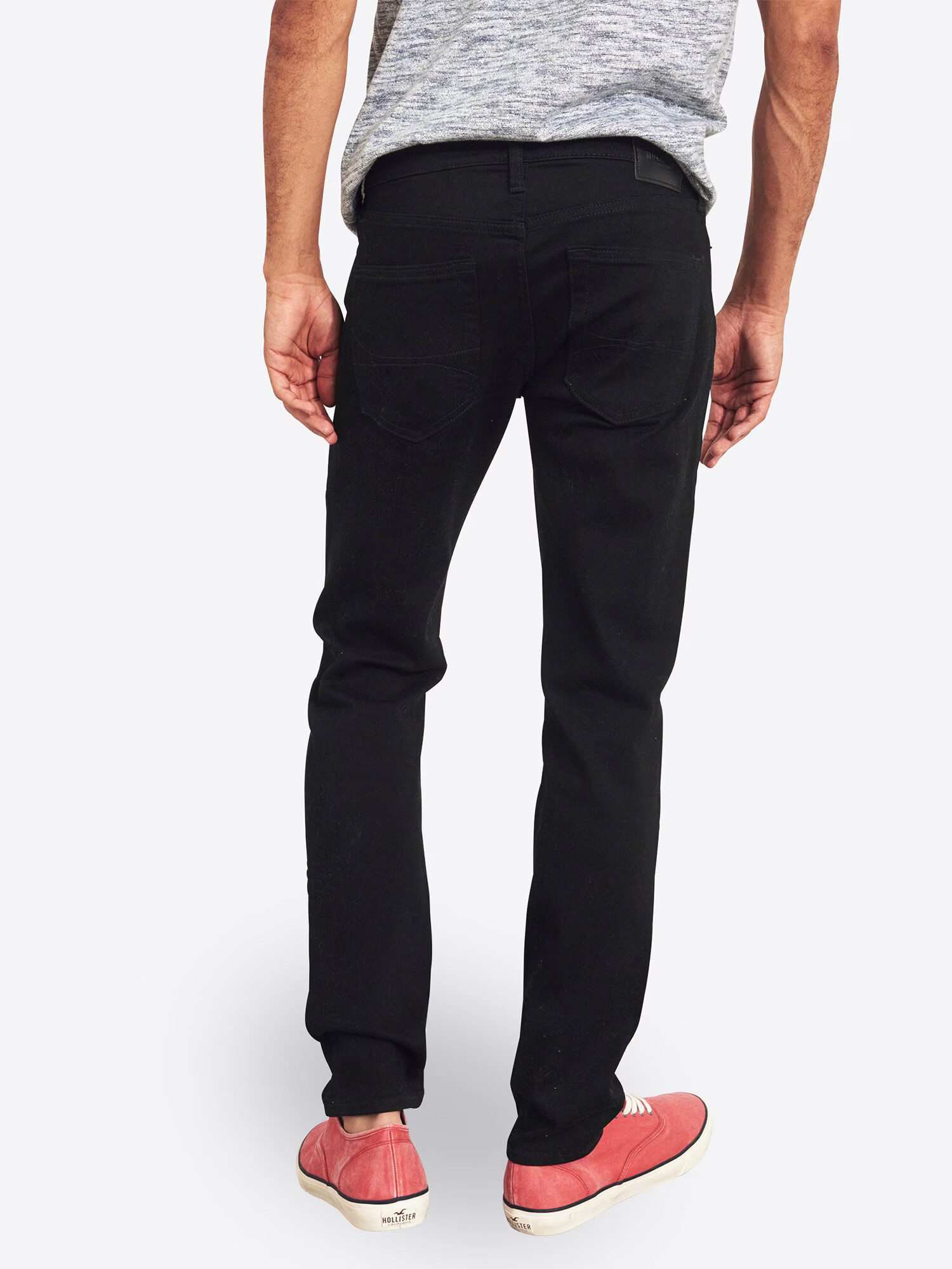 HOLLISTER Jeans negru denim - Pled.ro