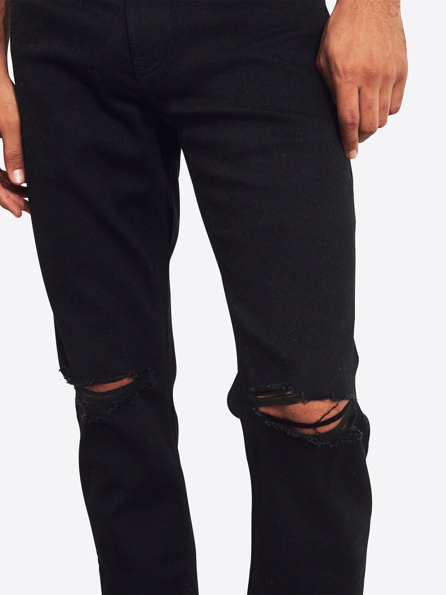 HOLLISTER Jeans negru denim - Pled.ro