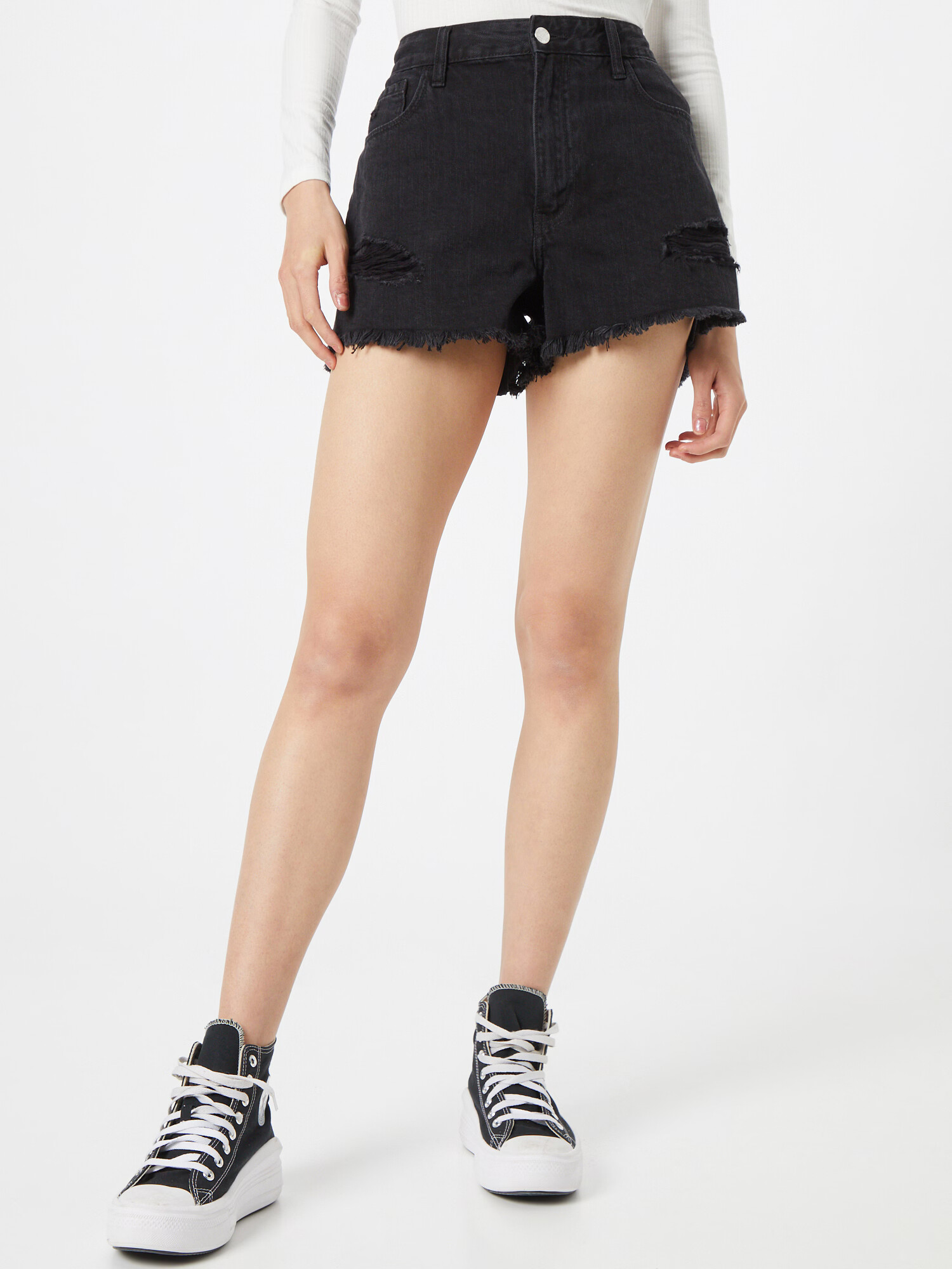 HOLLISTER Jeans negru denim - Pled.ro