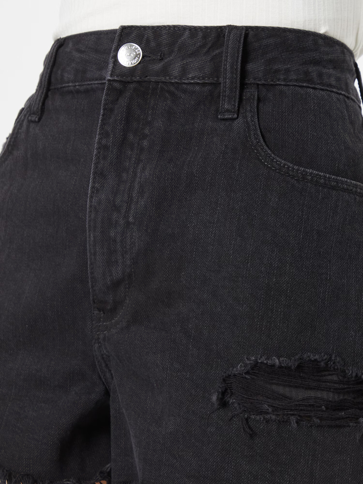 HOLLISTER Jeans negru denim - Pled.ro