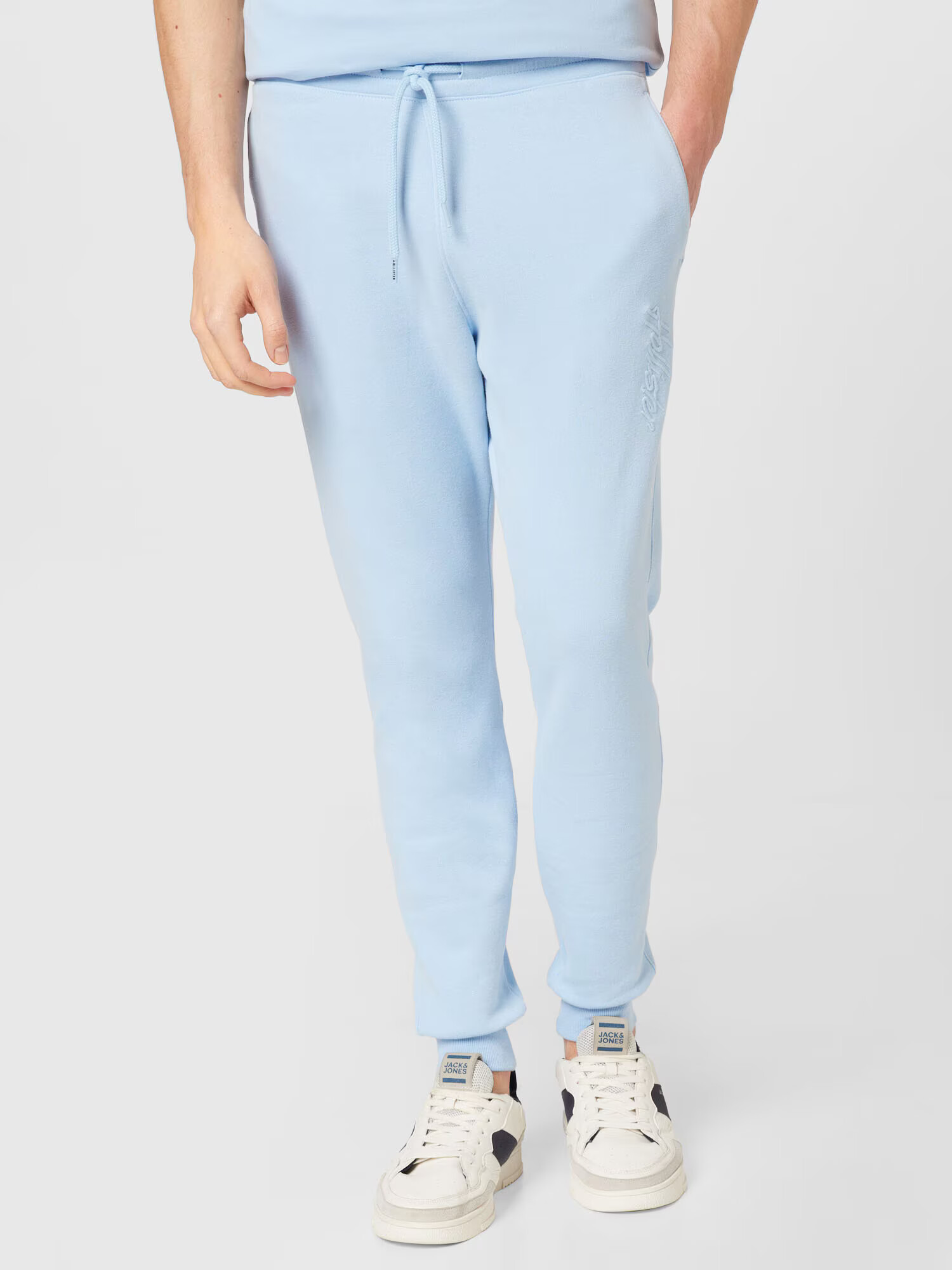 HOLLISTER Pantaloni albastru deschis - Pled.ro