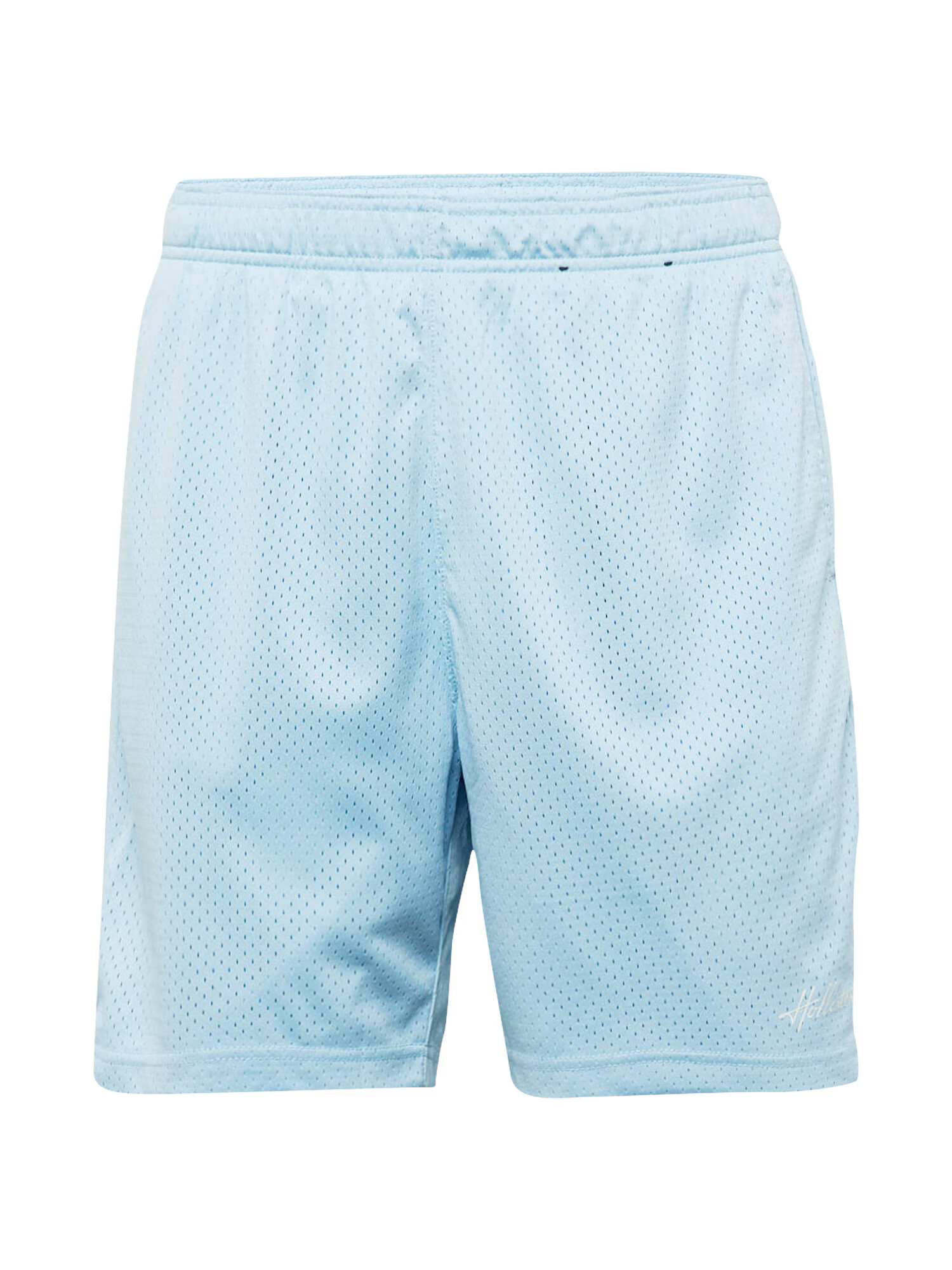 HOLLISTER Pantaloni albastru deschis / alb - Pled.ro