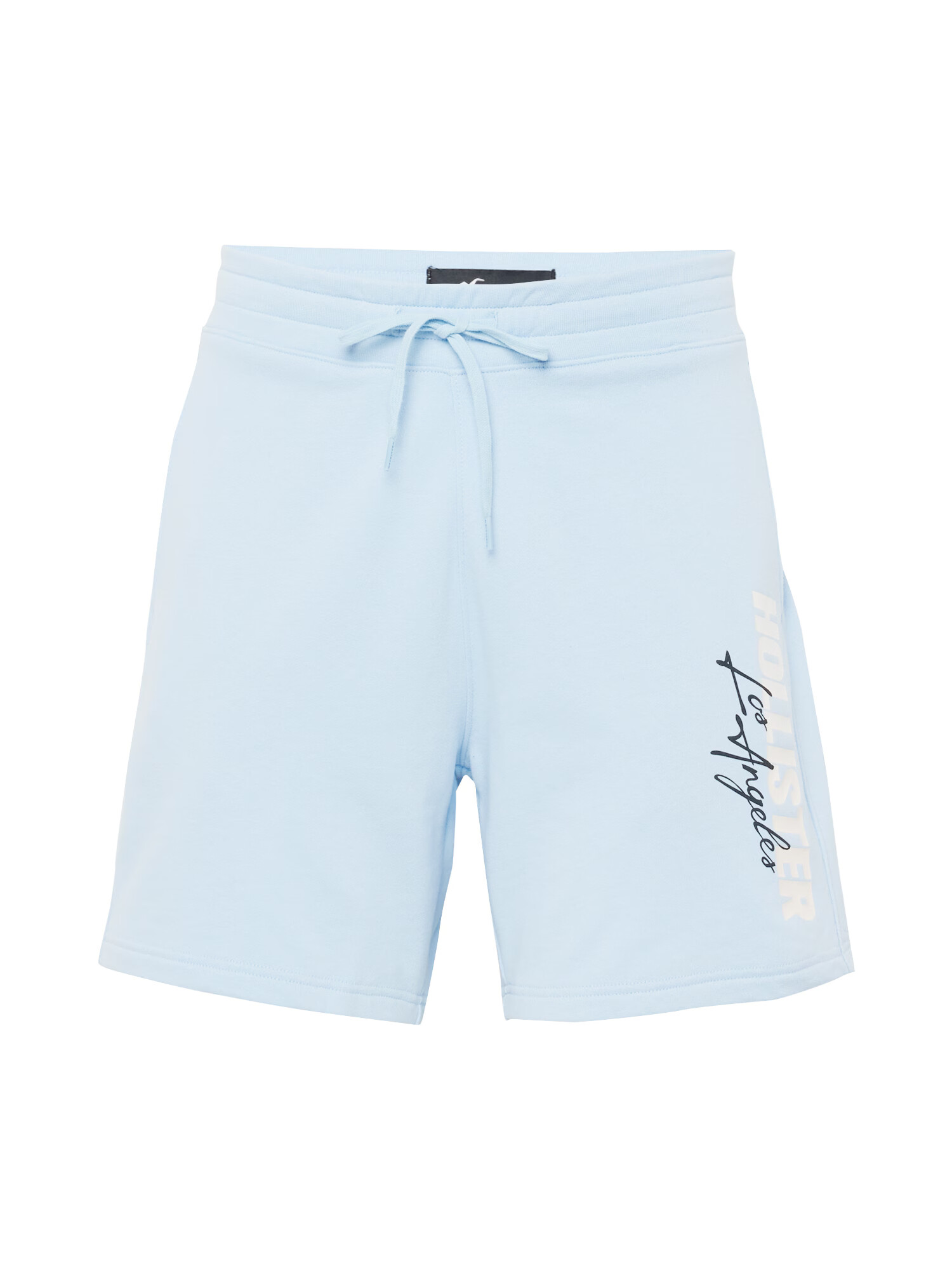 HOLLISTER Pantaloni albastru deschis / negru / alb - Pled.ro