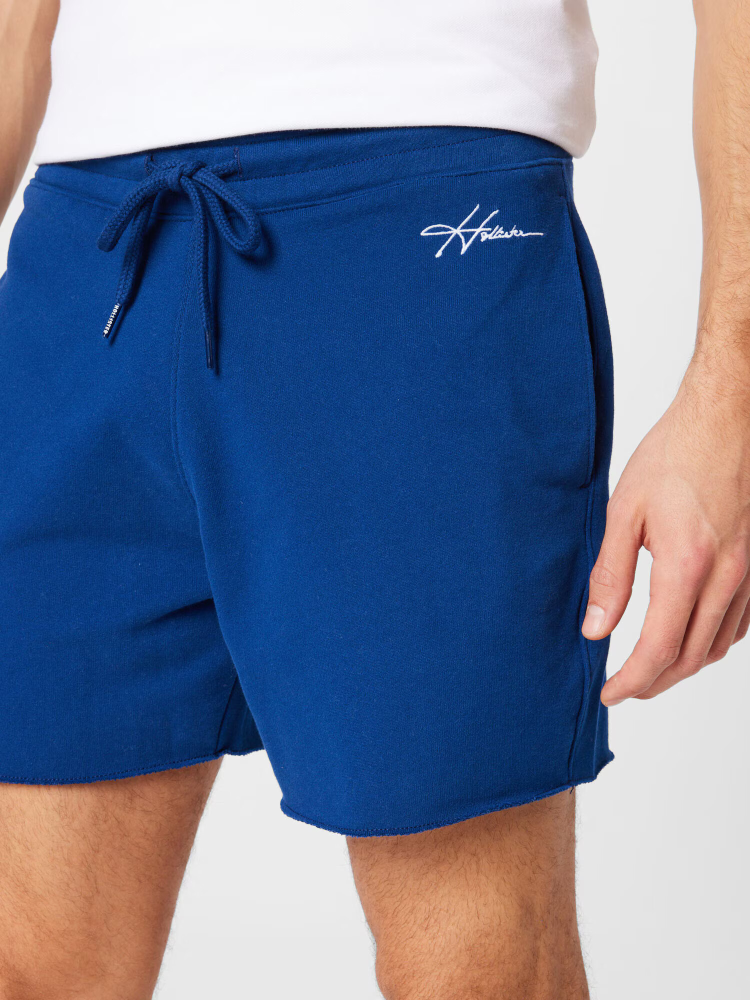 HOLLISTER Pantaloni albastru regal / alb - Pled.ro