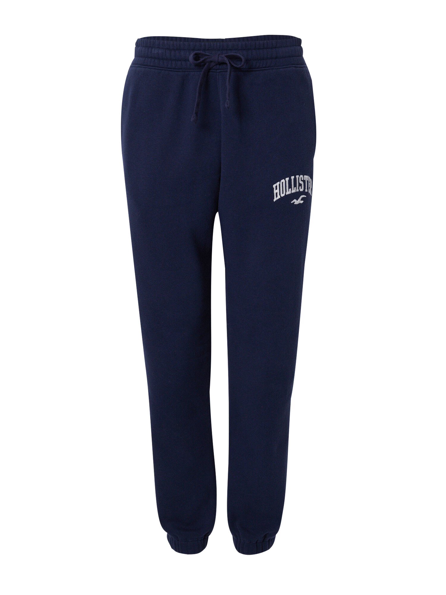 HOLLISTER Pantaloni bleumarin / alb - Pled.ro