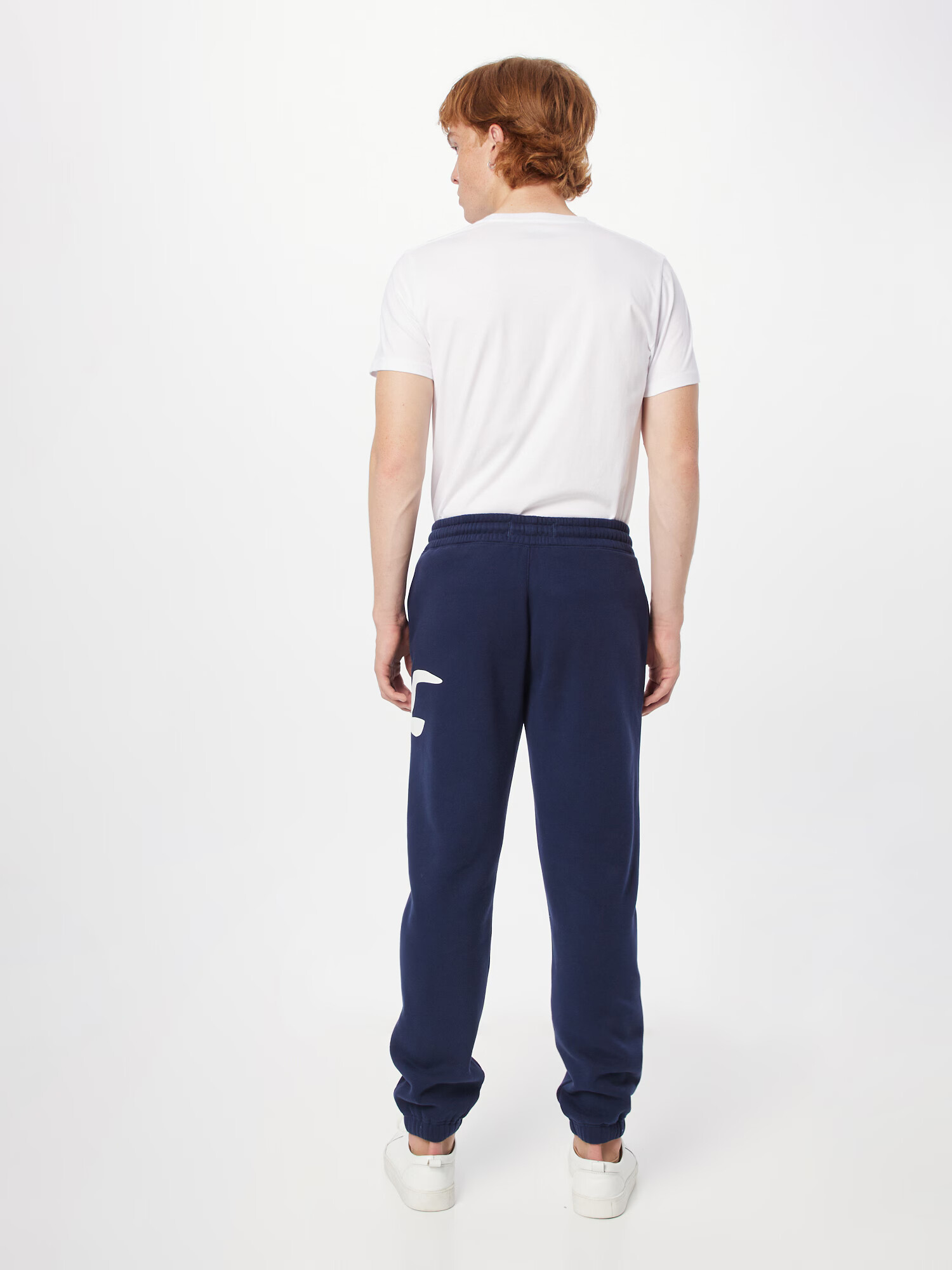 HOLLISTER Pantaloni bleumarin / alb - Pled.ro