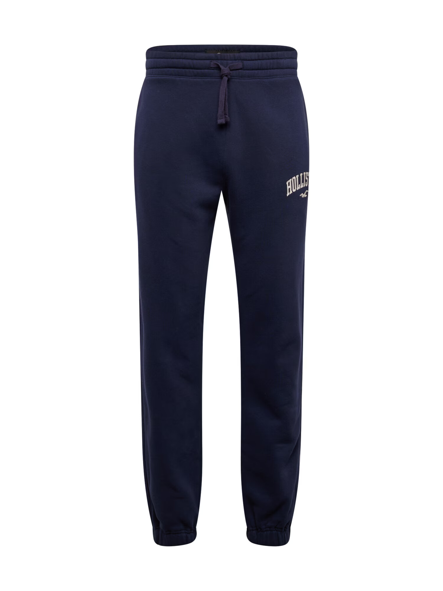 HOLLISTER Pantaloni bleumarin / alb - Pled.ro