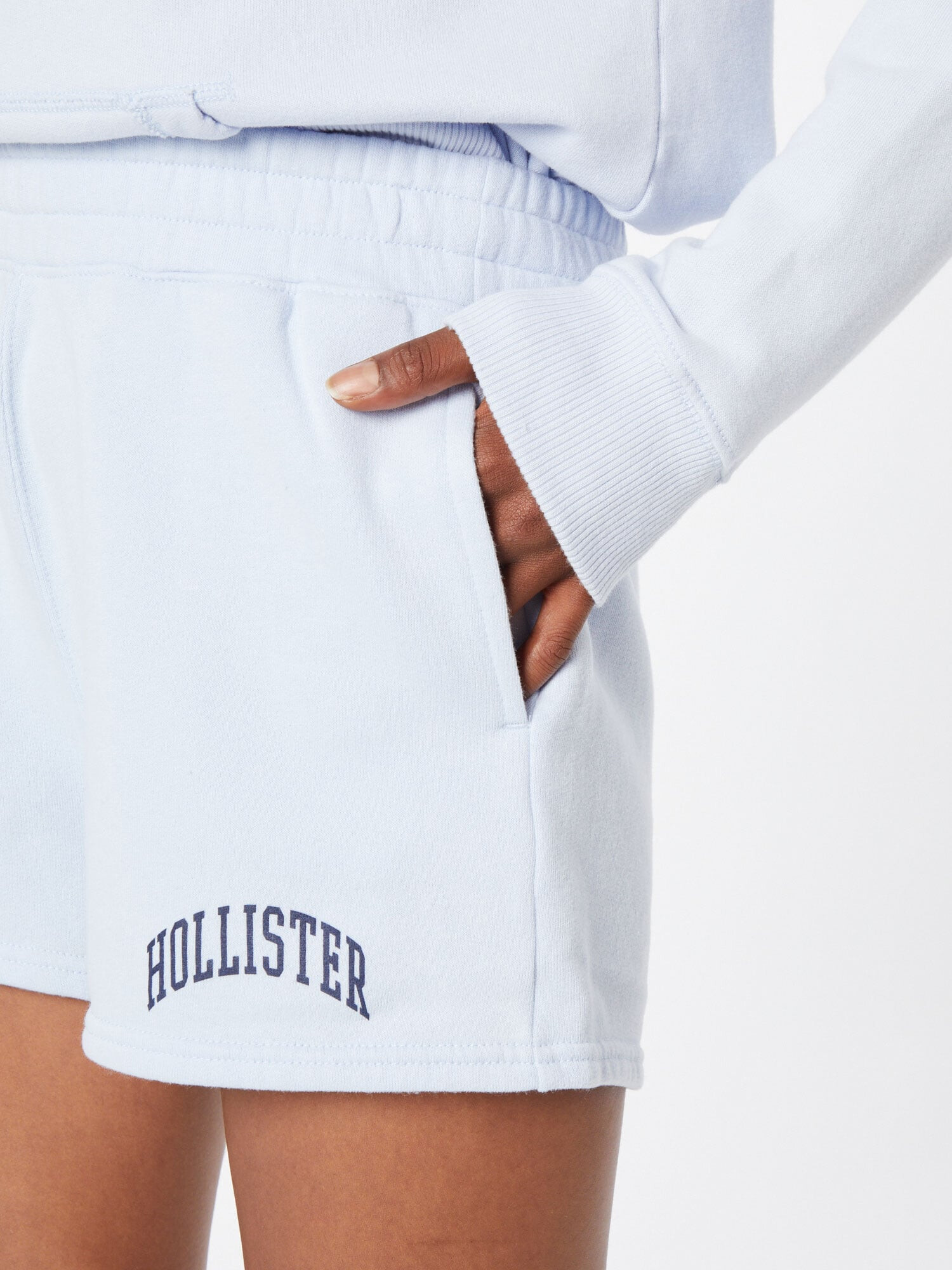 HOLLISTER Pantaloni bleumarin / azur - Pled.ro