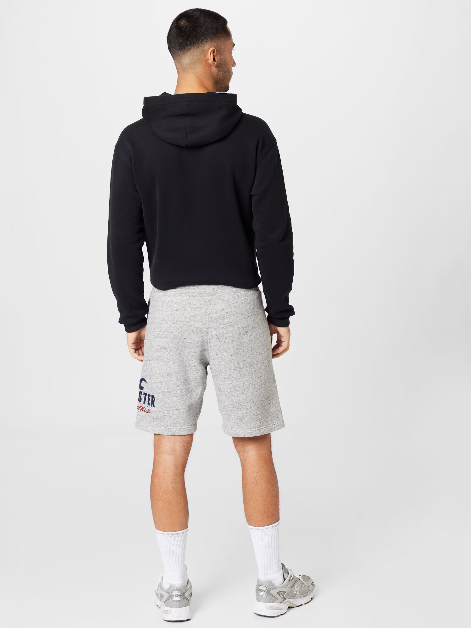 HOLLISTER Pantaloni bleumarin / gri amestecat / roșu - Pled.ro