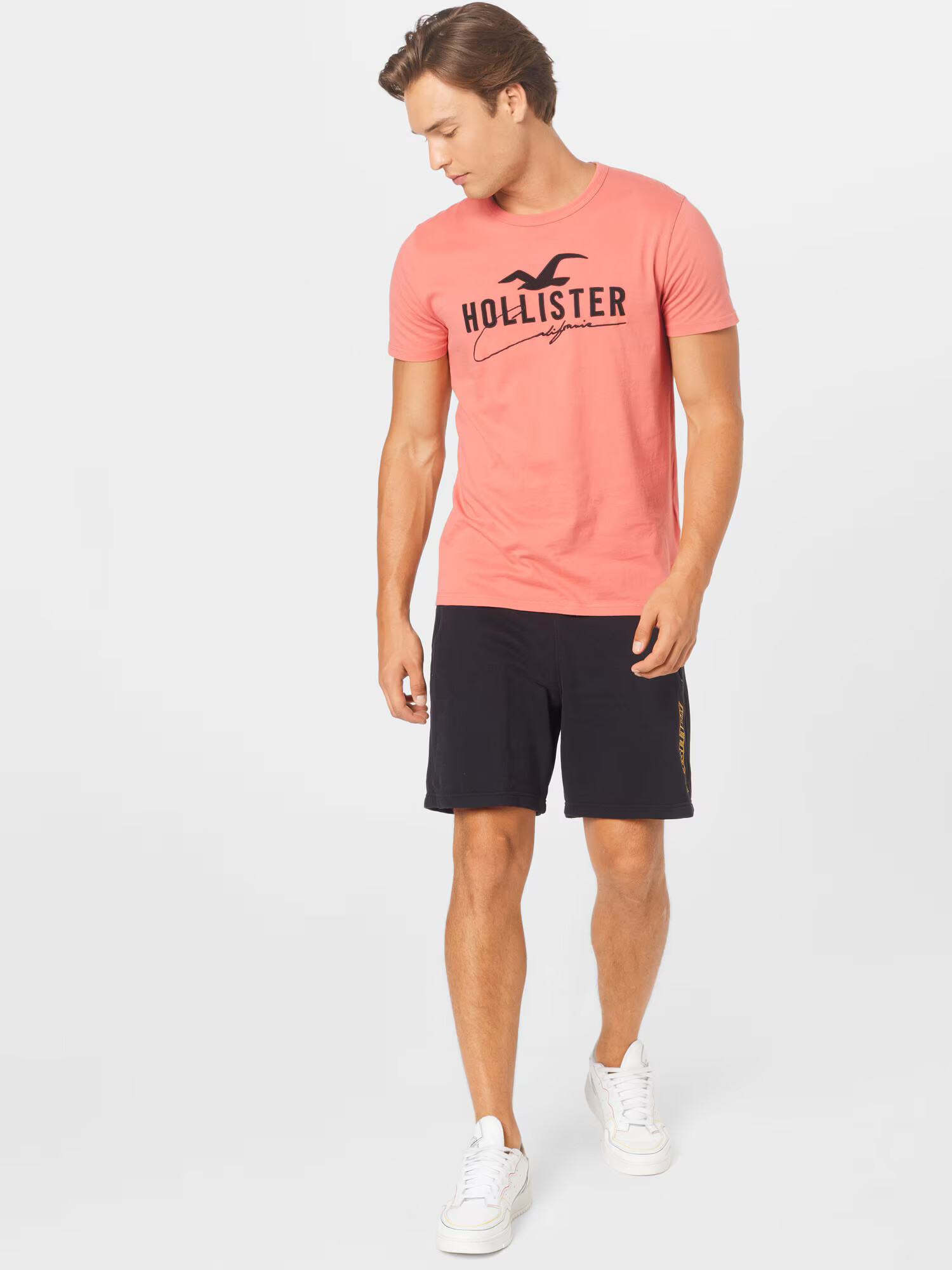 HOLLISTER Pantaloni 'BTS SPORT SHORT 4CC' negru - Pled.ro