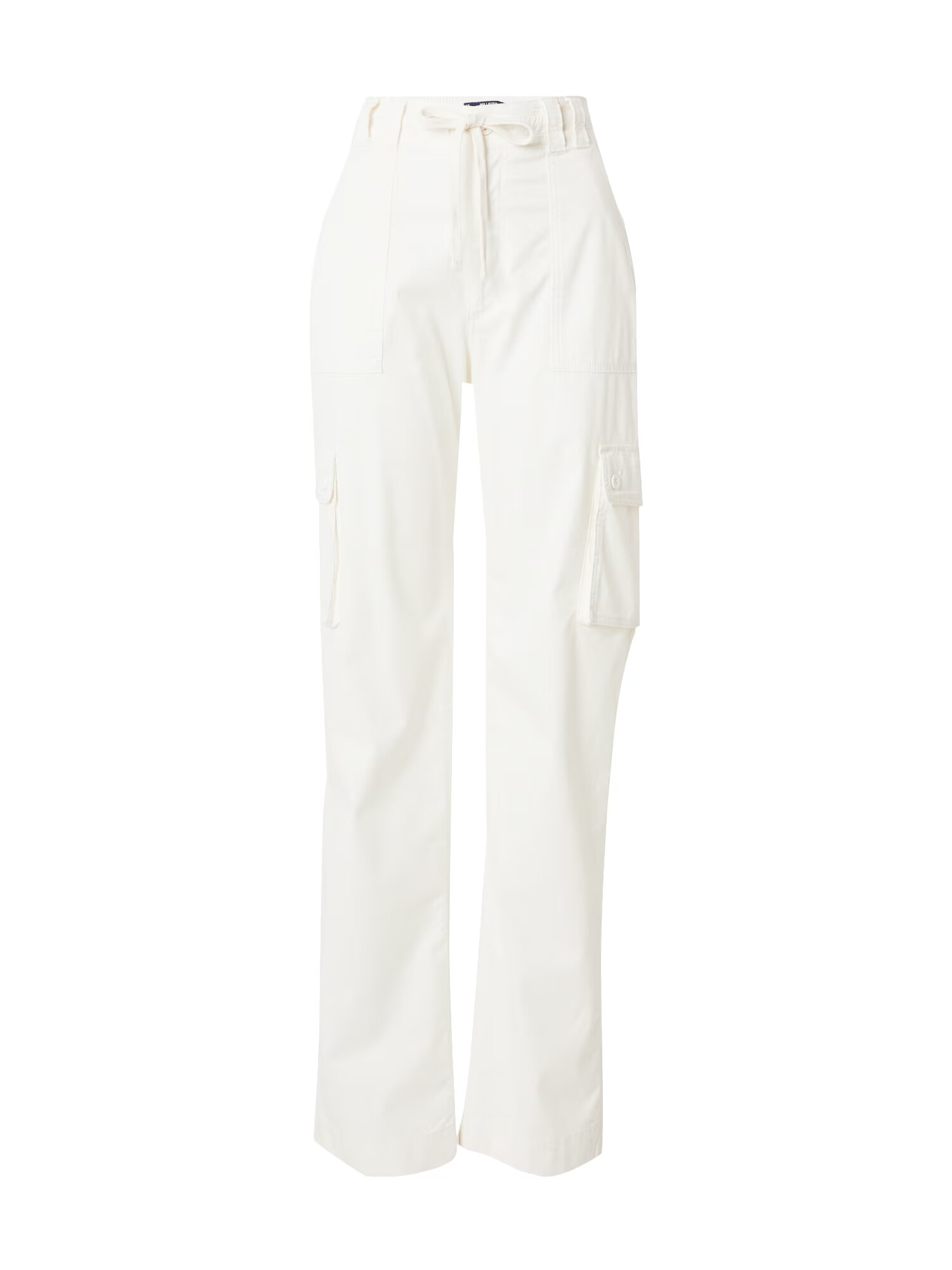 HOLLISTER Pantaloni cu buzunare alb - Pled.ro