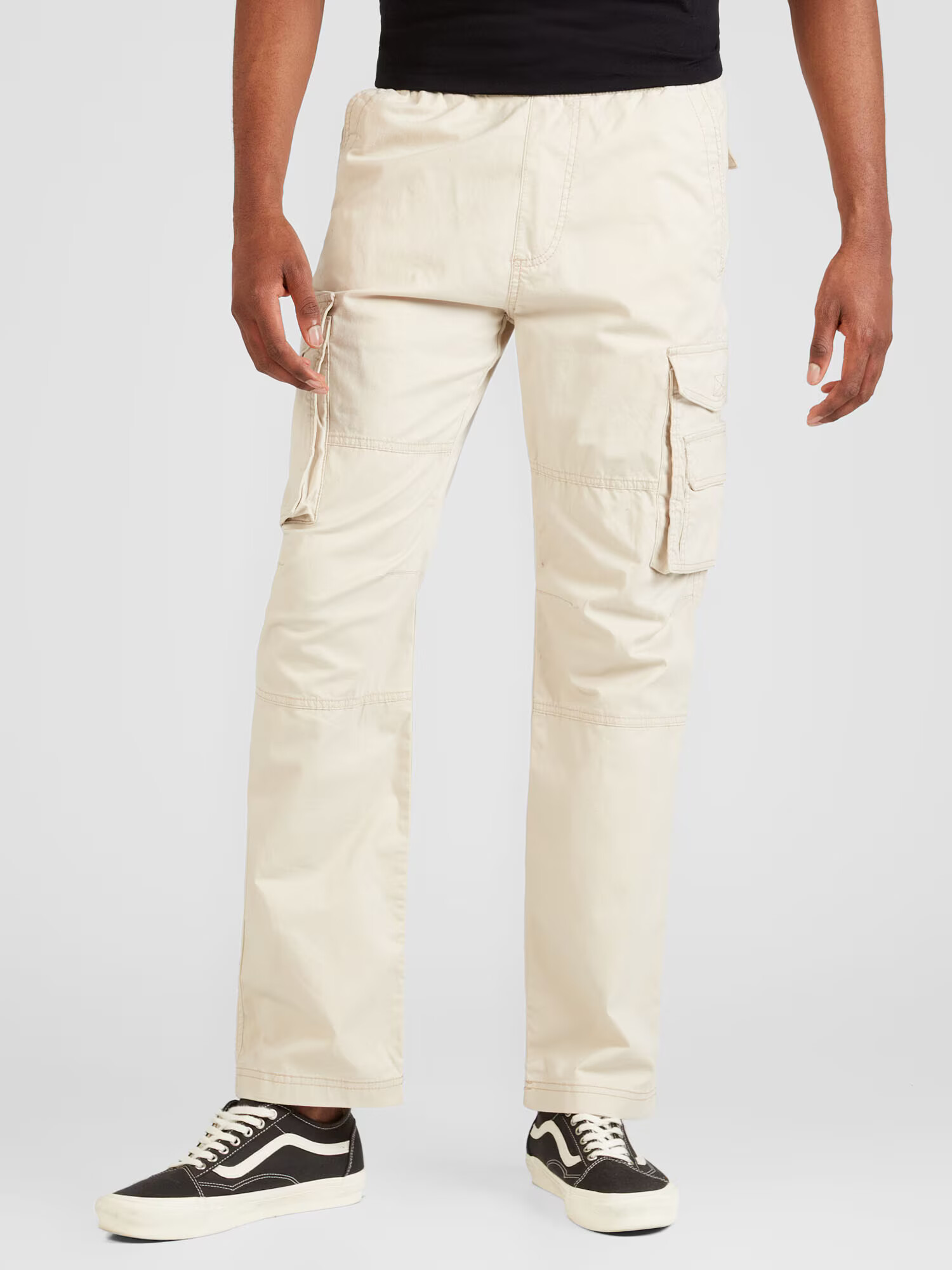 HOLLISTER Pantaloni cu buzunare ecru - Pled.ro