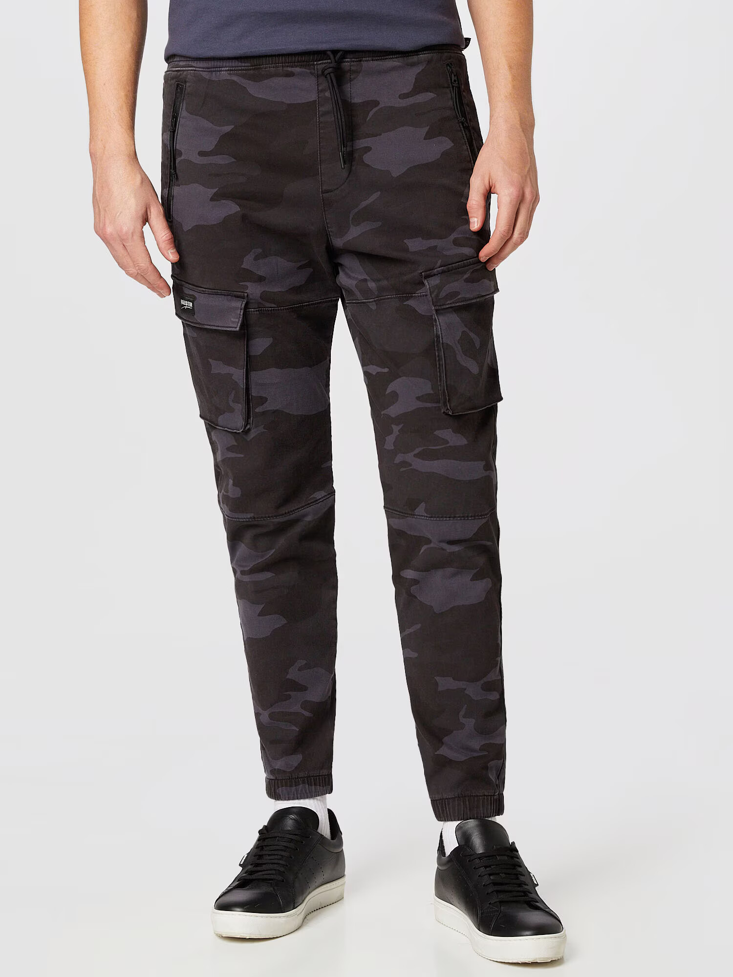 HOLLISTER Pantaloni cu buzunare gri piatră / gri închis / negru - Pled.ro