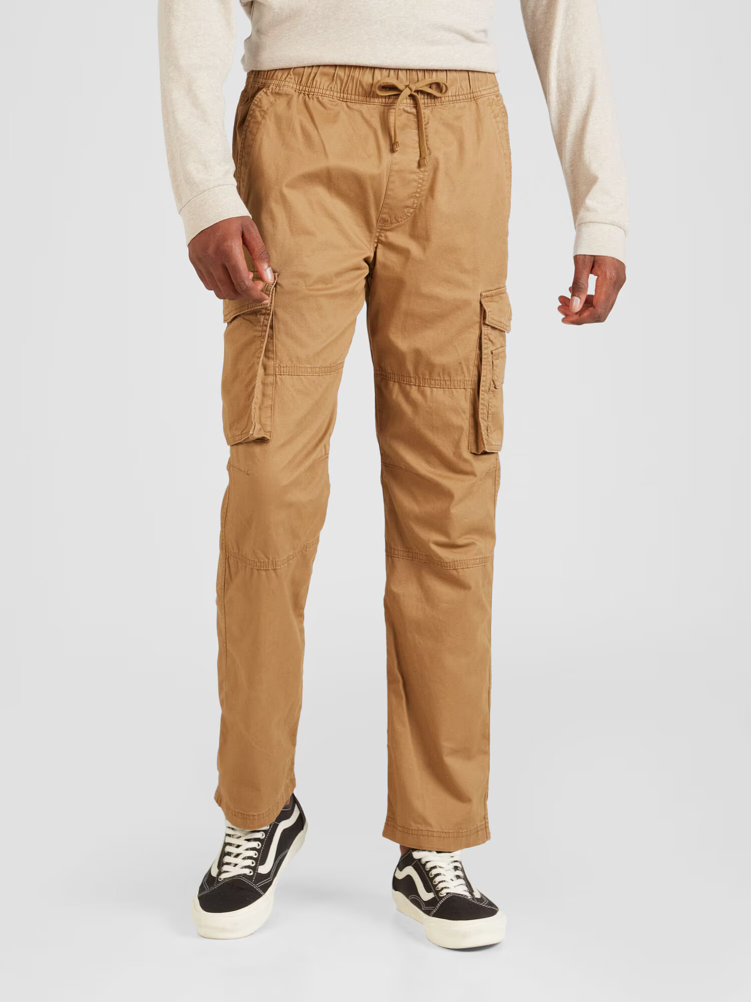 HOLLISTER Pantaloni cu buzunare maro caramel - Pled.ro