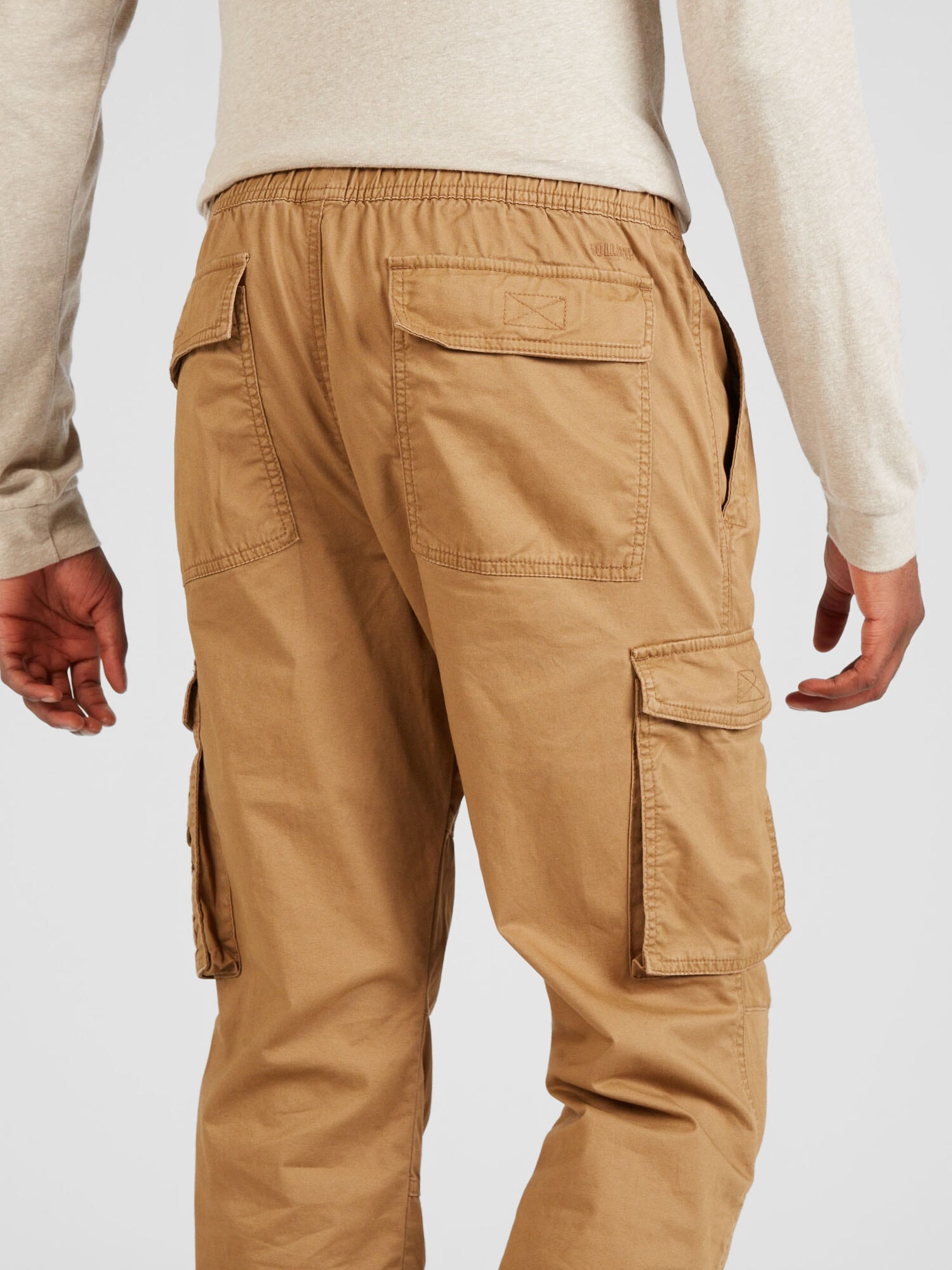 HOLLISTER Pantaloni cu buzunare maro caramel - Pled.ro