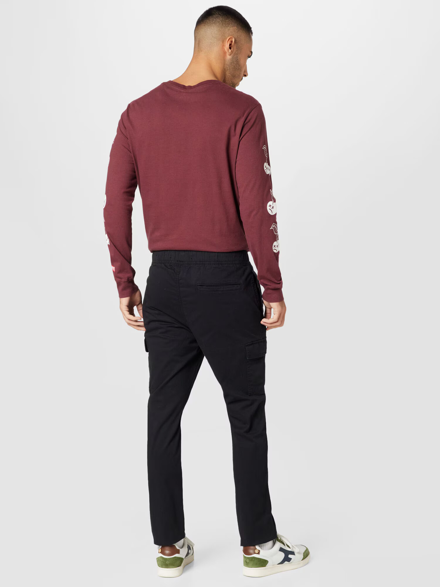 HOLLISTER Pantaloni cu buzunare negru - Pled.ro