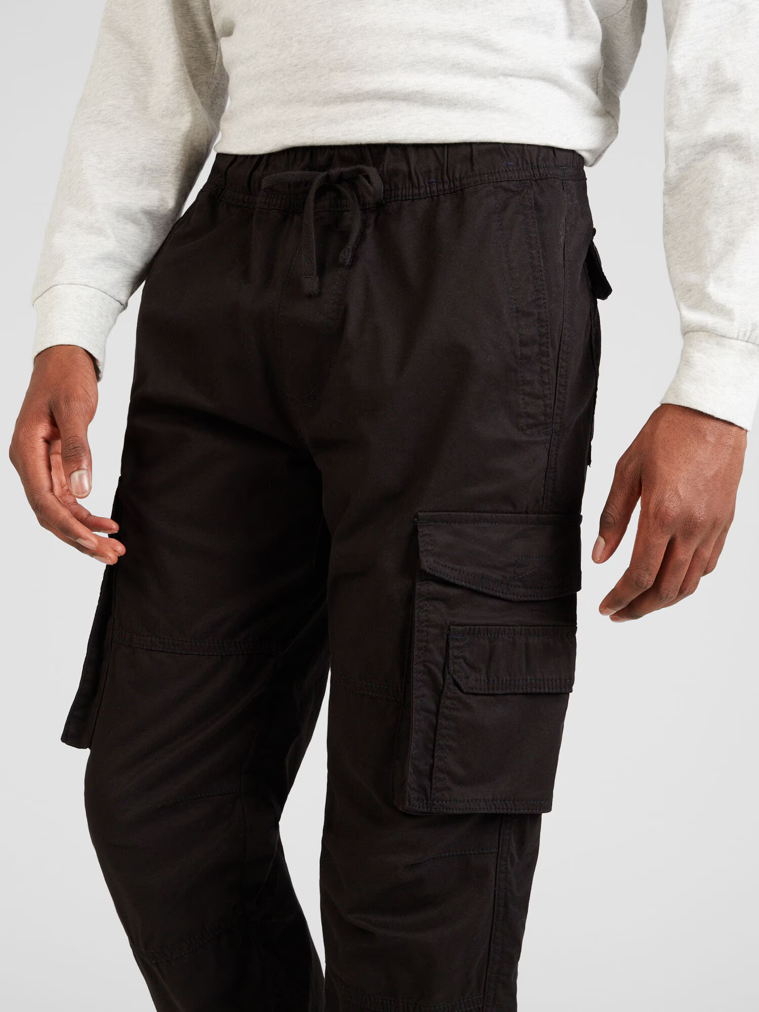 HOLLISTER Pantaloni cu buzunare negru - Pled.ro