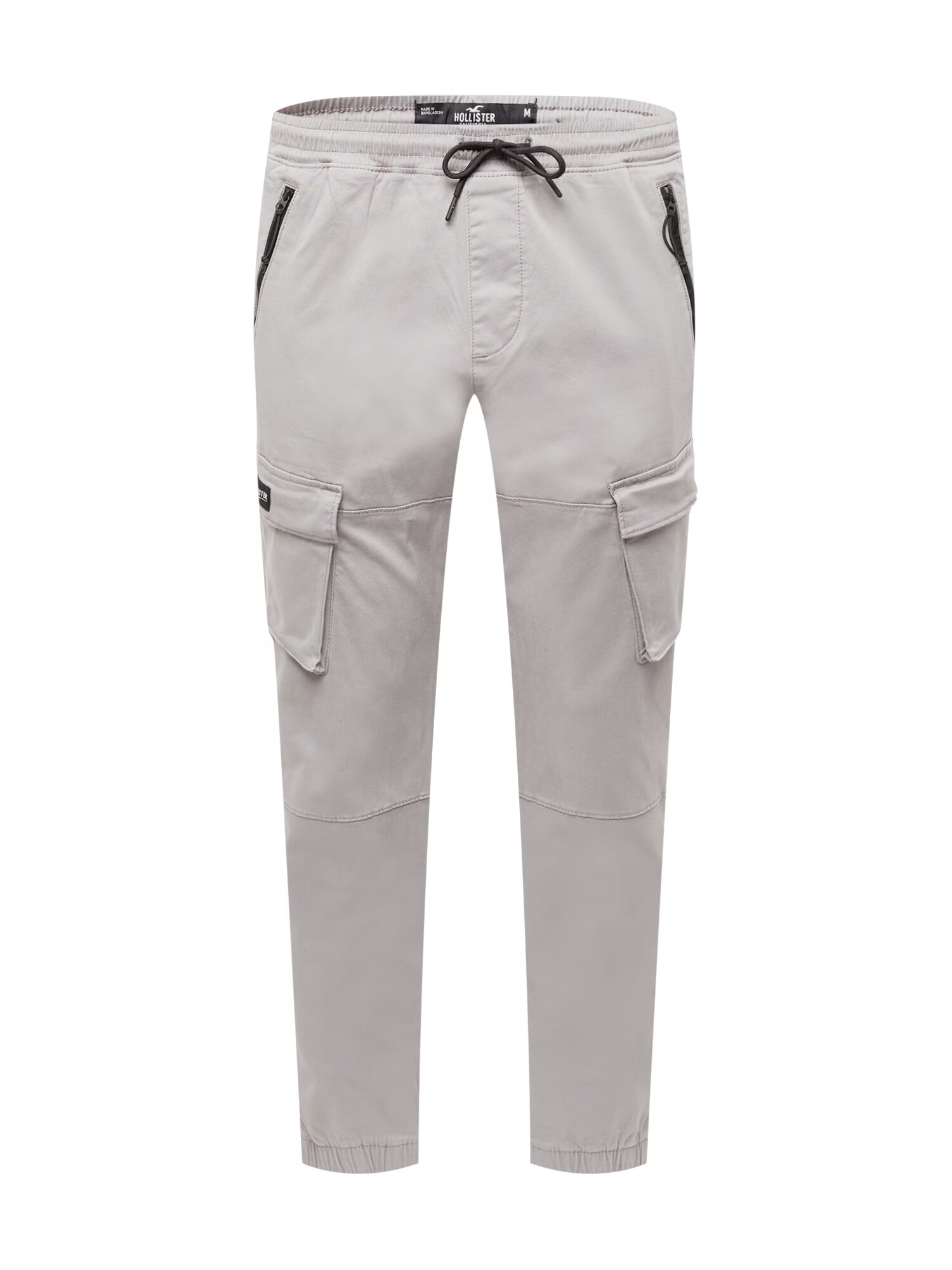 HOLLISTER Pantaloni cu buzunare 'SHARKSKIN' gri deschis - Pled.ro