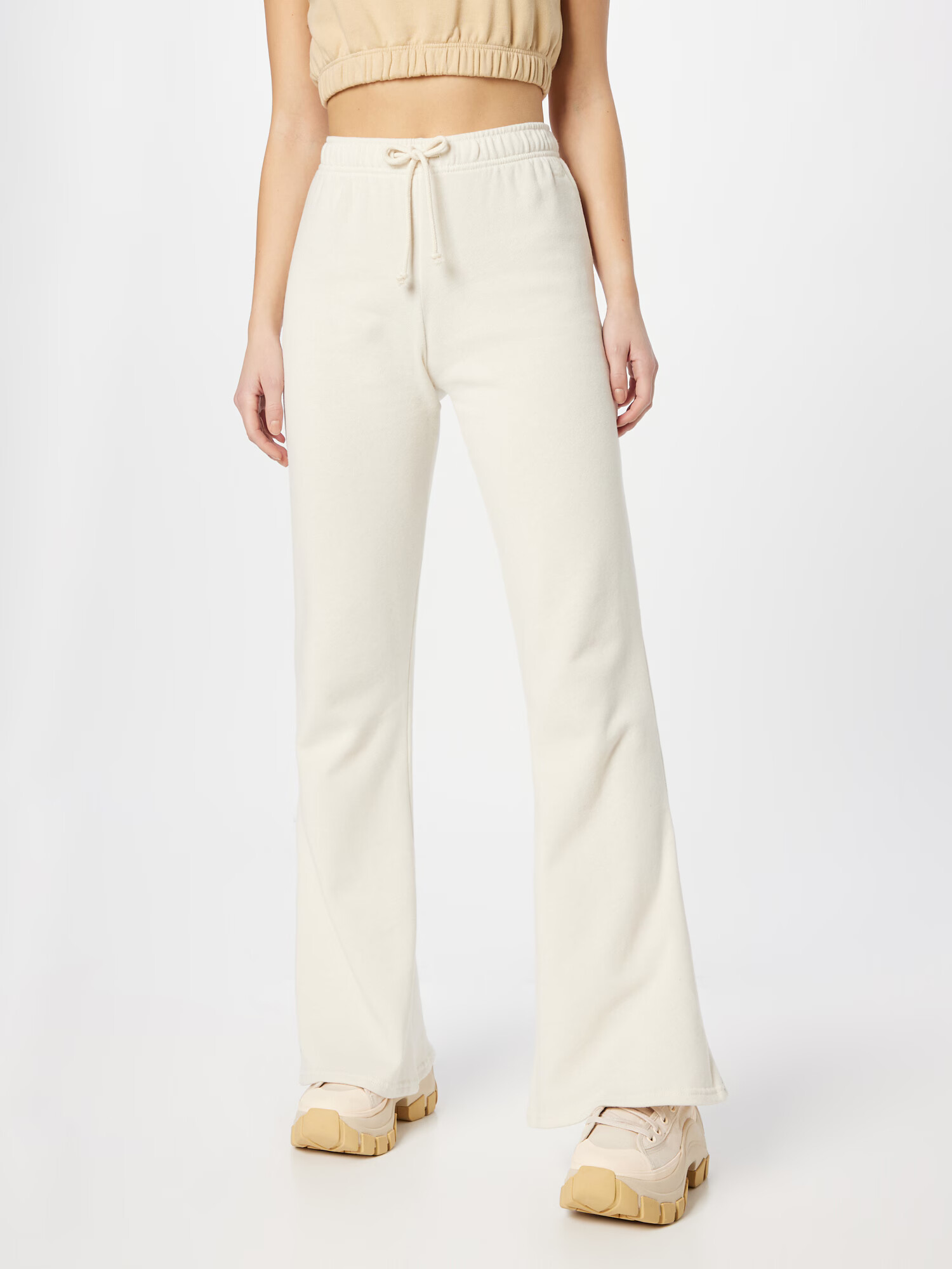 HOLLISTER Pantaloni 'CYBER DROP' crem - Pled.ro