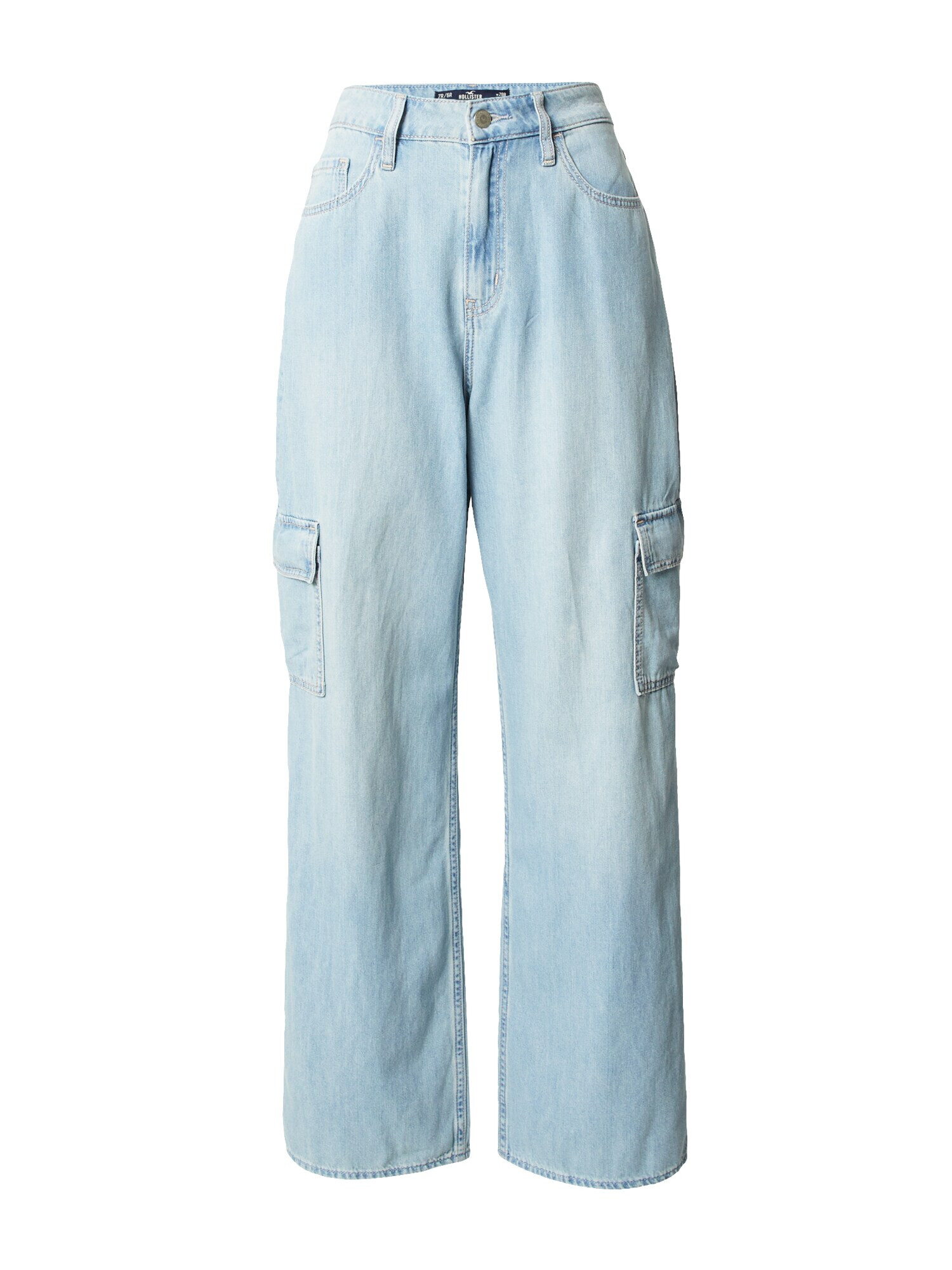 HOLLISTER Pantaloni eleganți albastru denim - Pled.ro