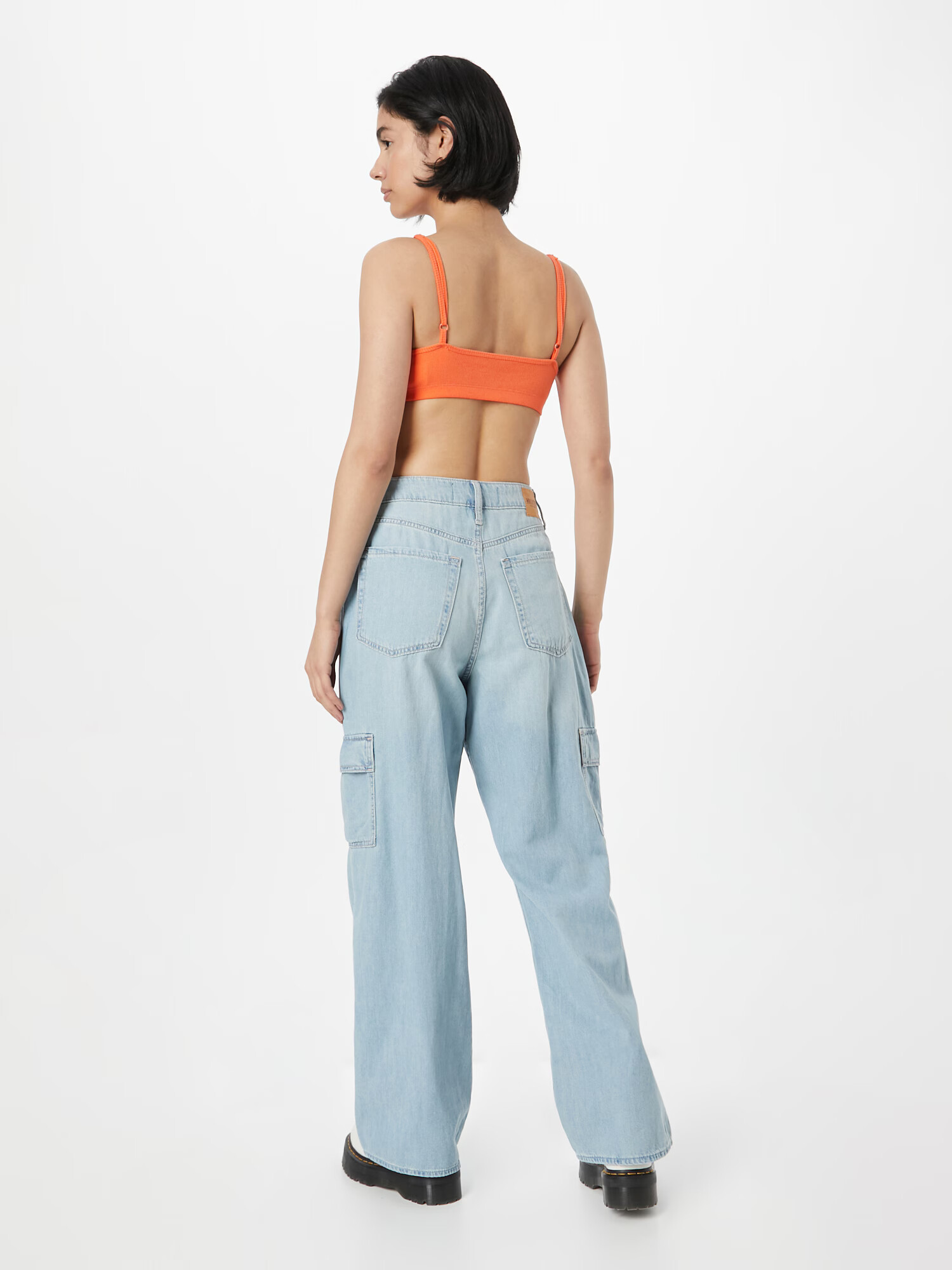 HOLLISTER Pantaloni eleganți albastru denim - Pled.ro