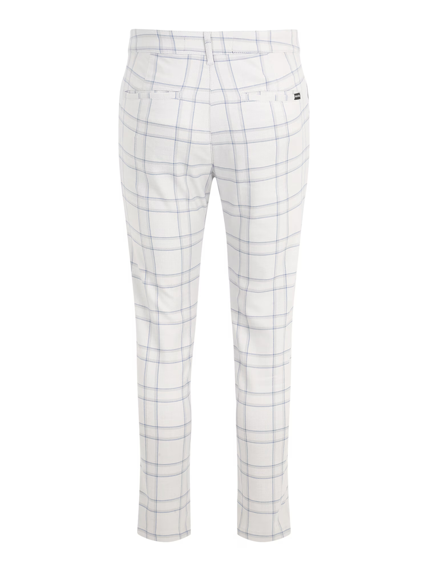 HOLLISTER Pantaloni eleganți albastru fumuriu / gri deschis / alb - Pled.ro